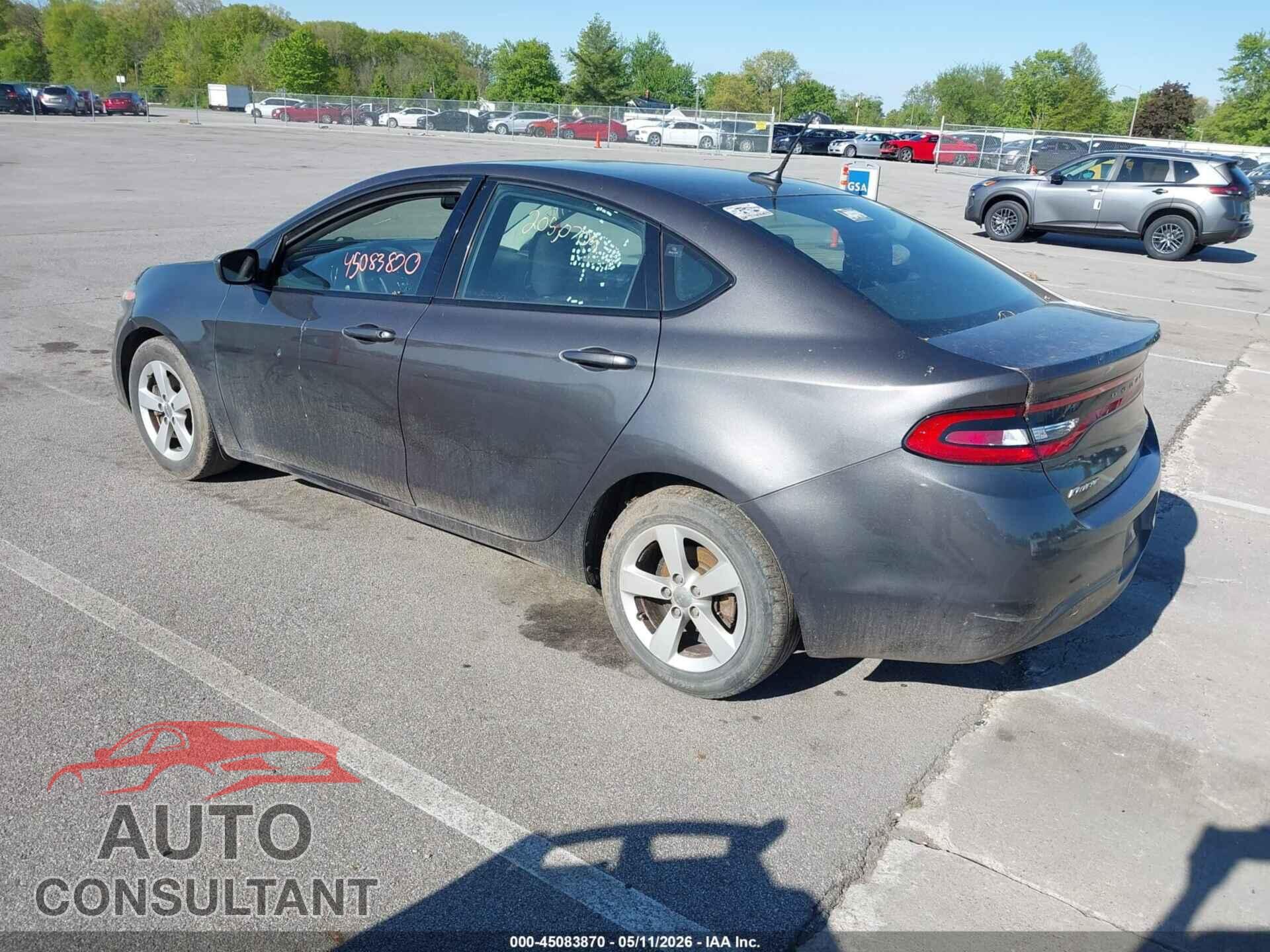 DODGE DART 2015 - 1C3CDFBB6FD172879