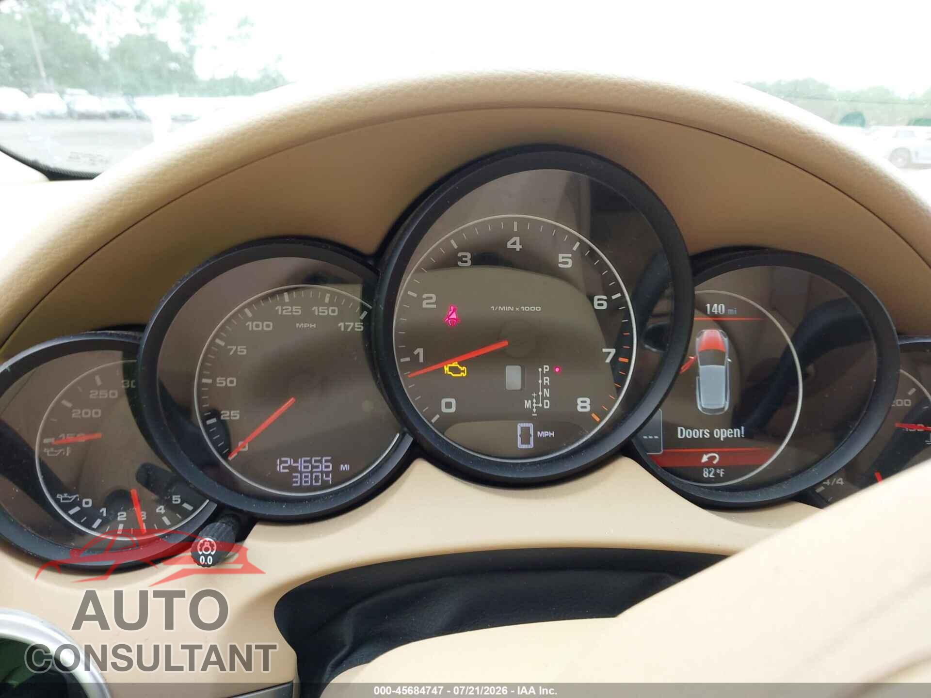 PORSCHE CAYENNE 2013 - WP1AA2A21DLA06826