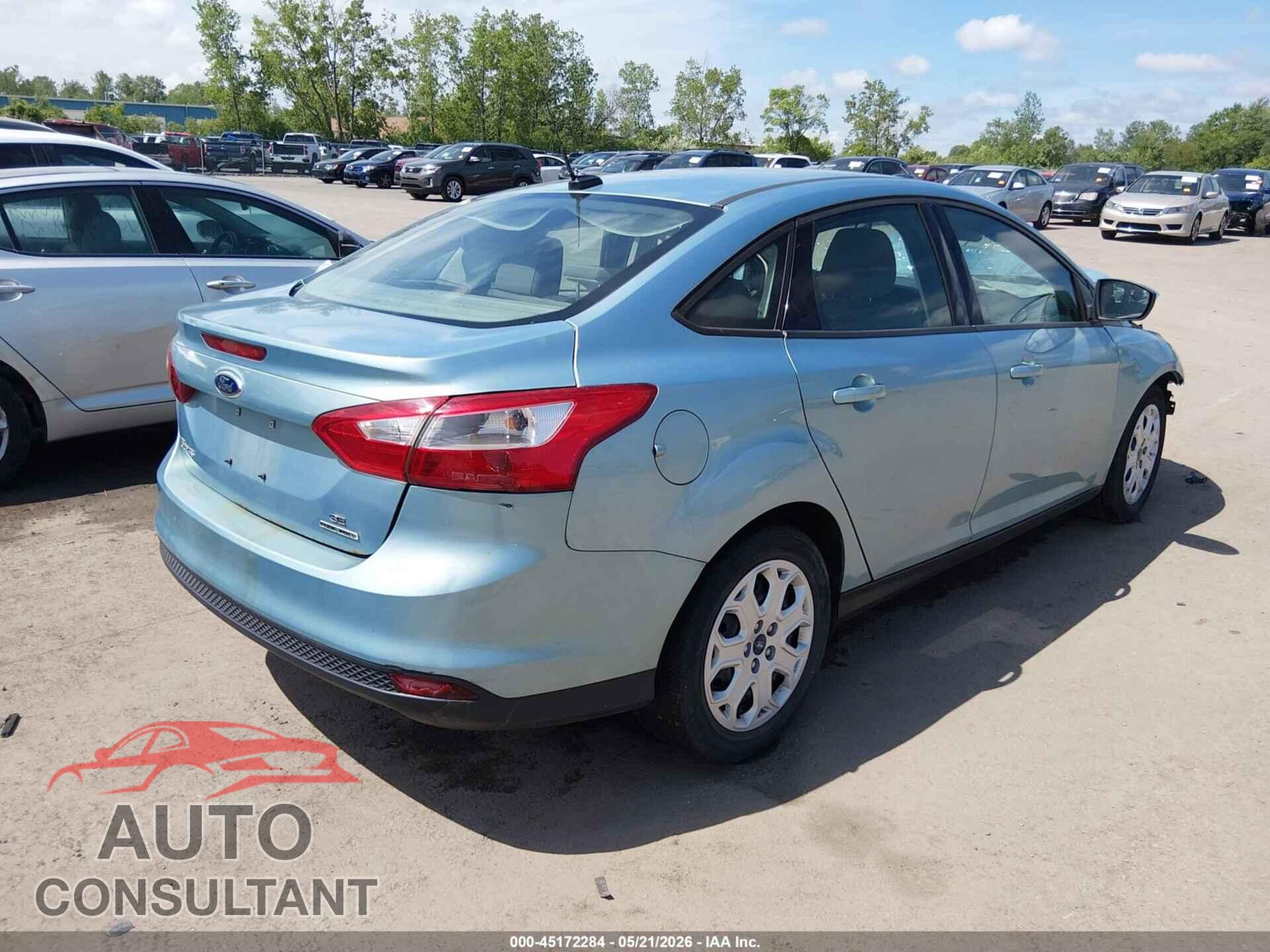 FORD FOCUS 2012 - 1FAHP3F22CL446815