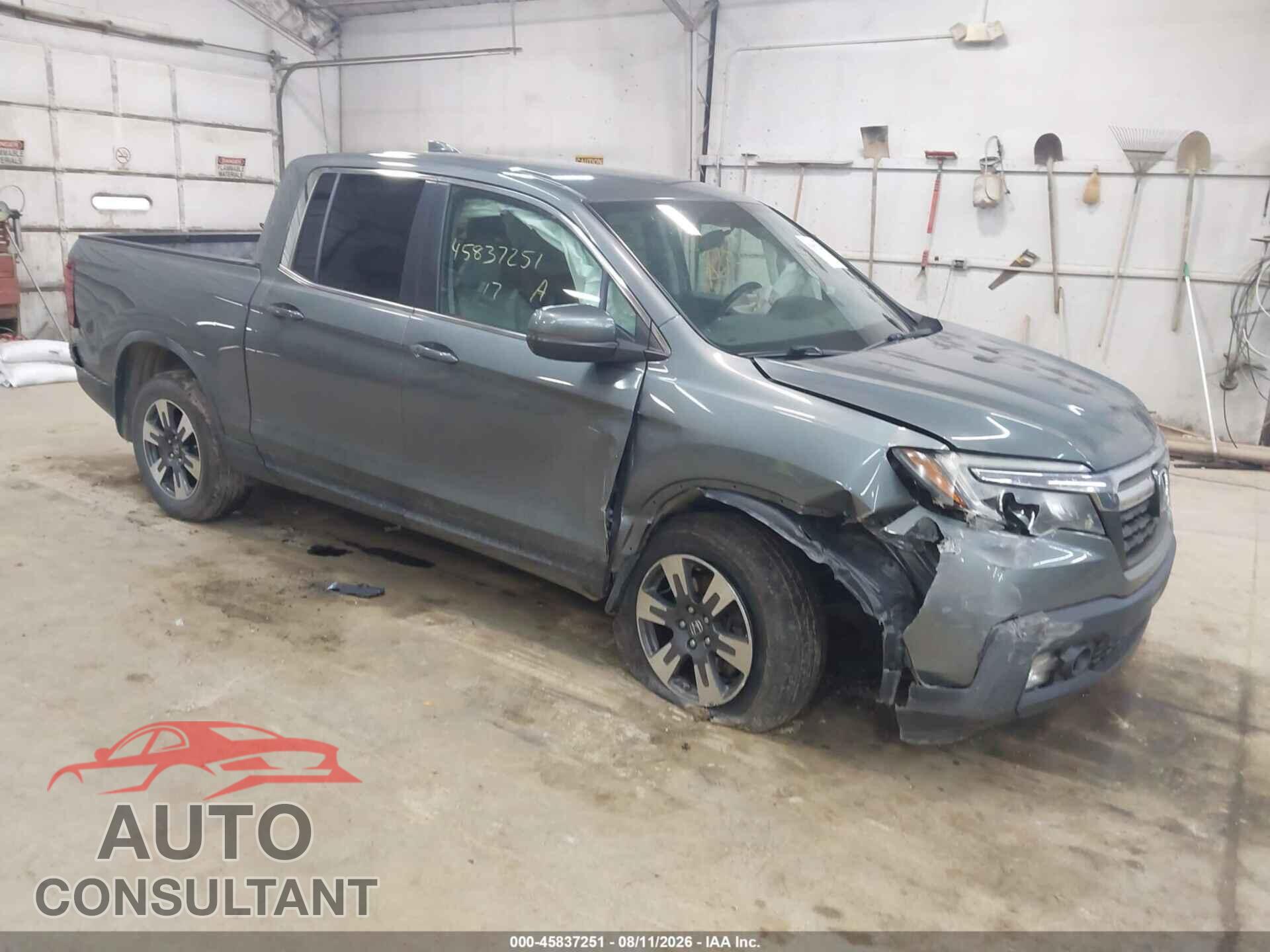 HONDA RIDGELINE 2017 - 5FPYK3F58HB019563
