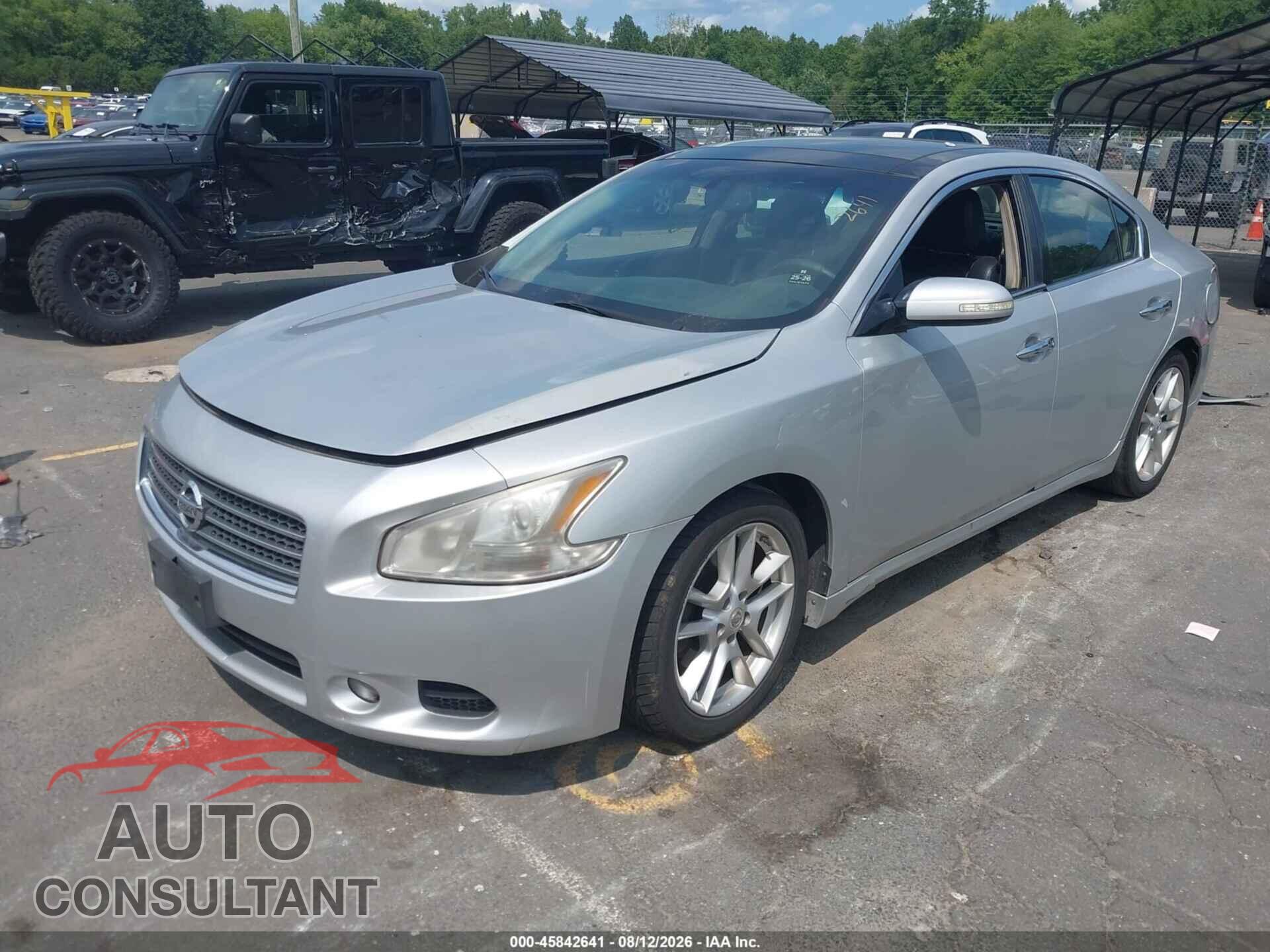 NISSAN MAXIMA 2009 - 1N4AA51E09C840760