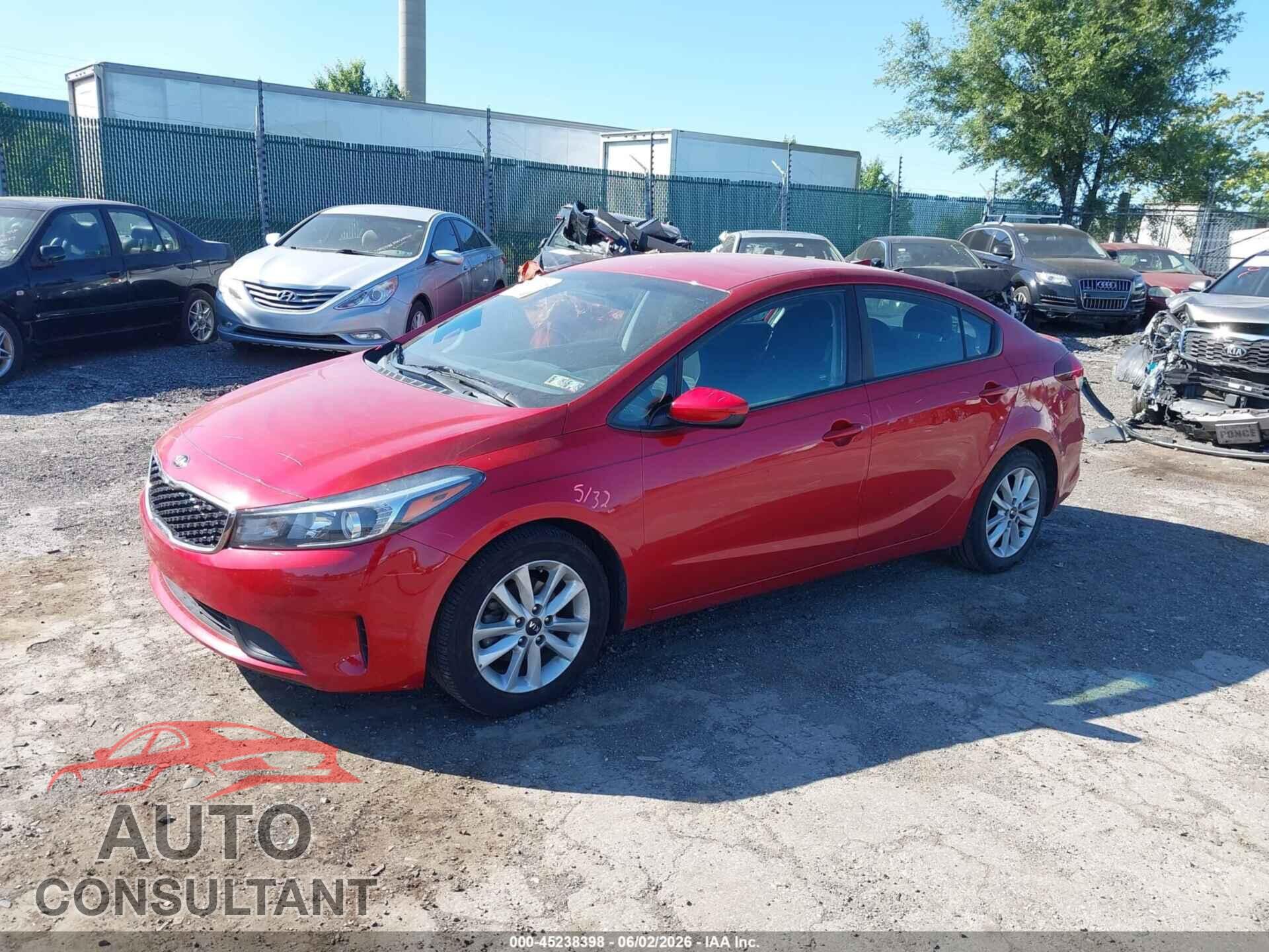 KIA FORTE 2017 - 3KPFL4A77HE118988