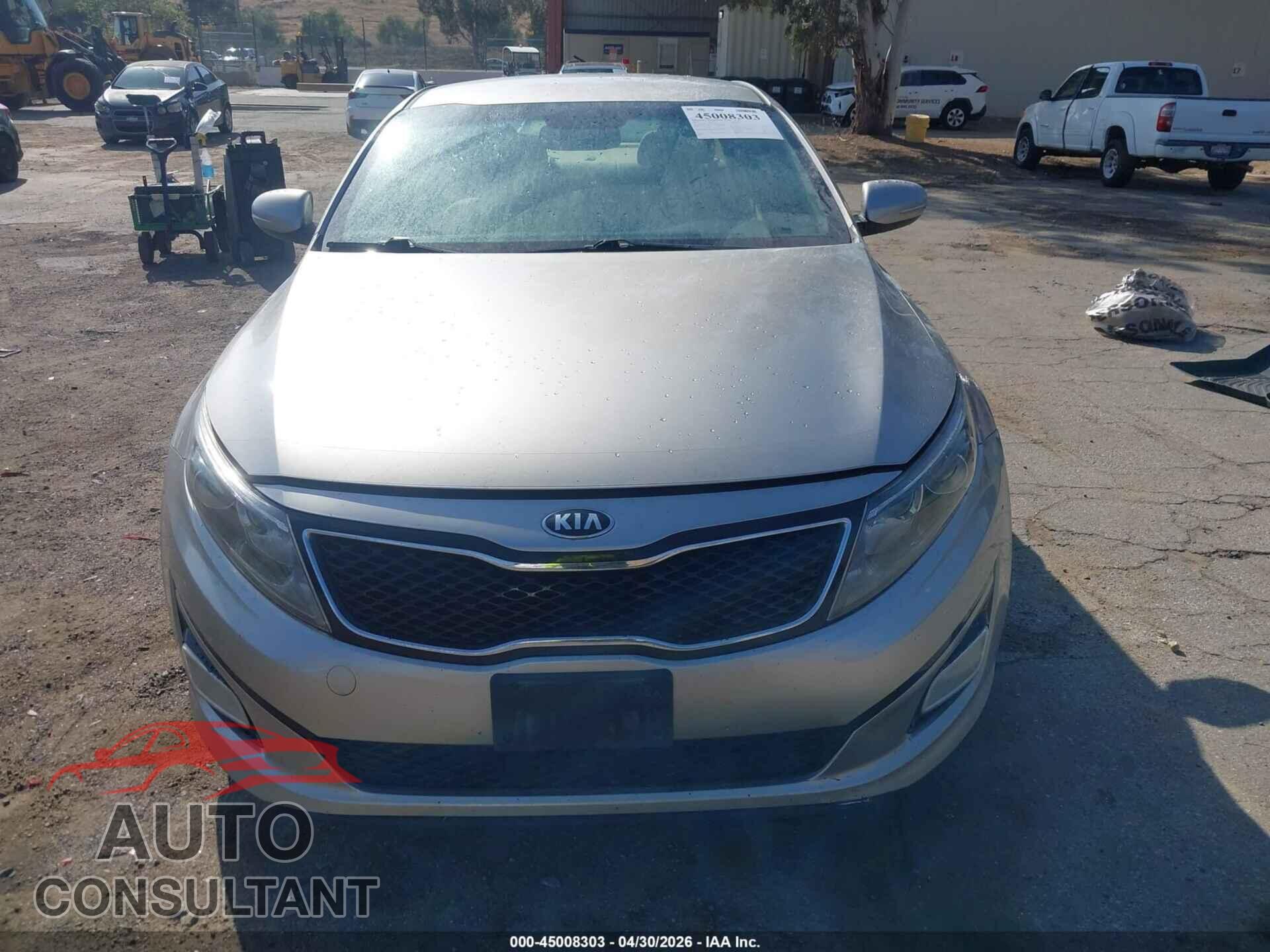 KIA OPTIMA 2014 - KNAGM4A76E5480302