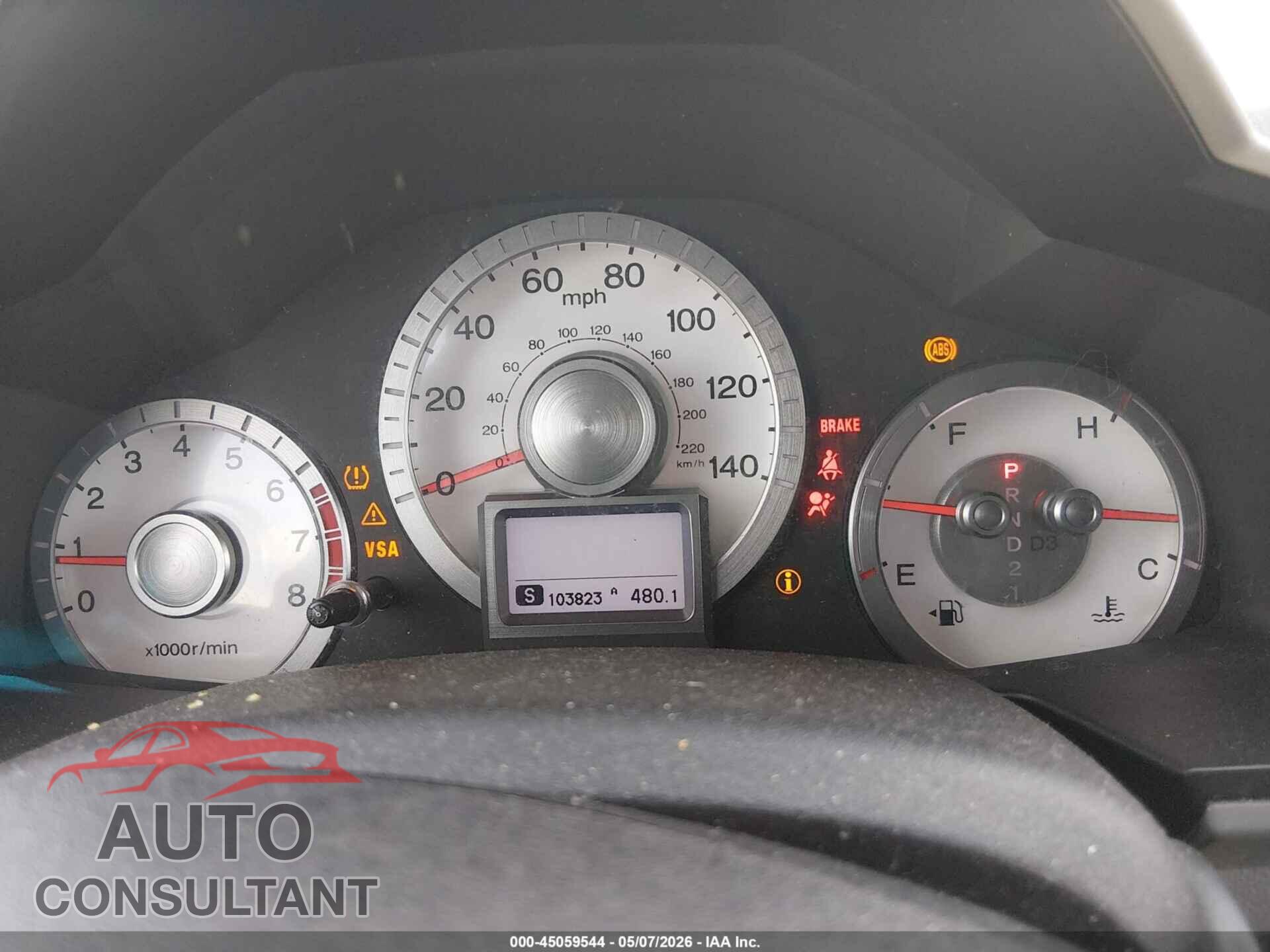 HONDA PILOT 2011 - 5FNYF4H97BB053164