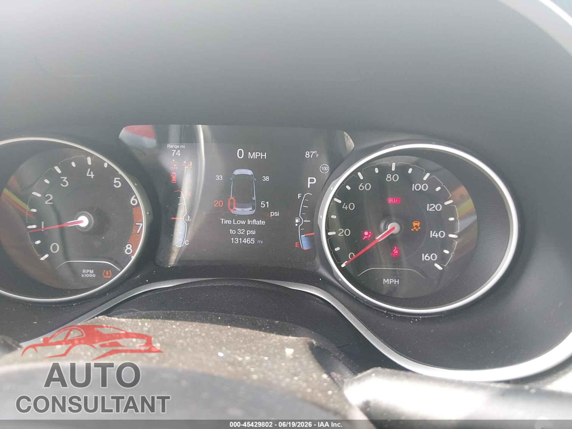 JEEP COMPASS 2018 - 3C4NJDCB7JT442589