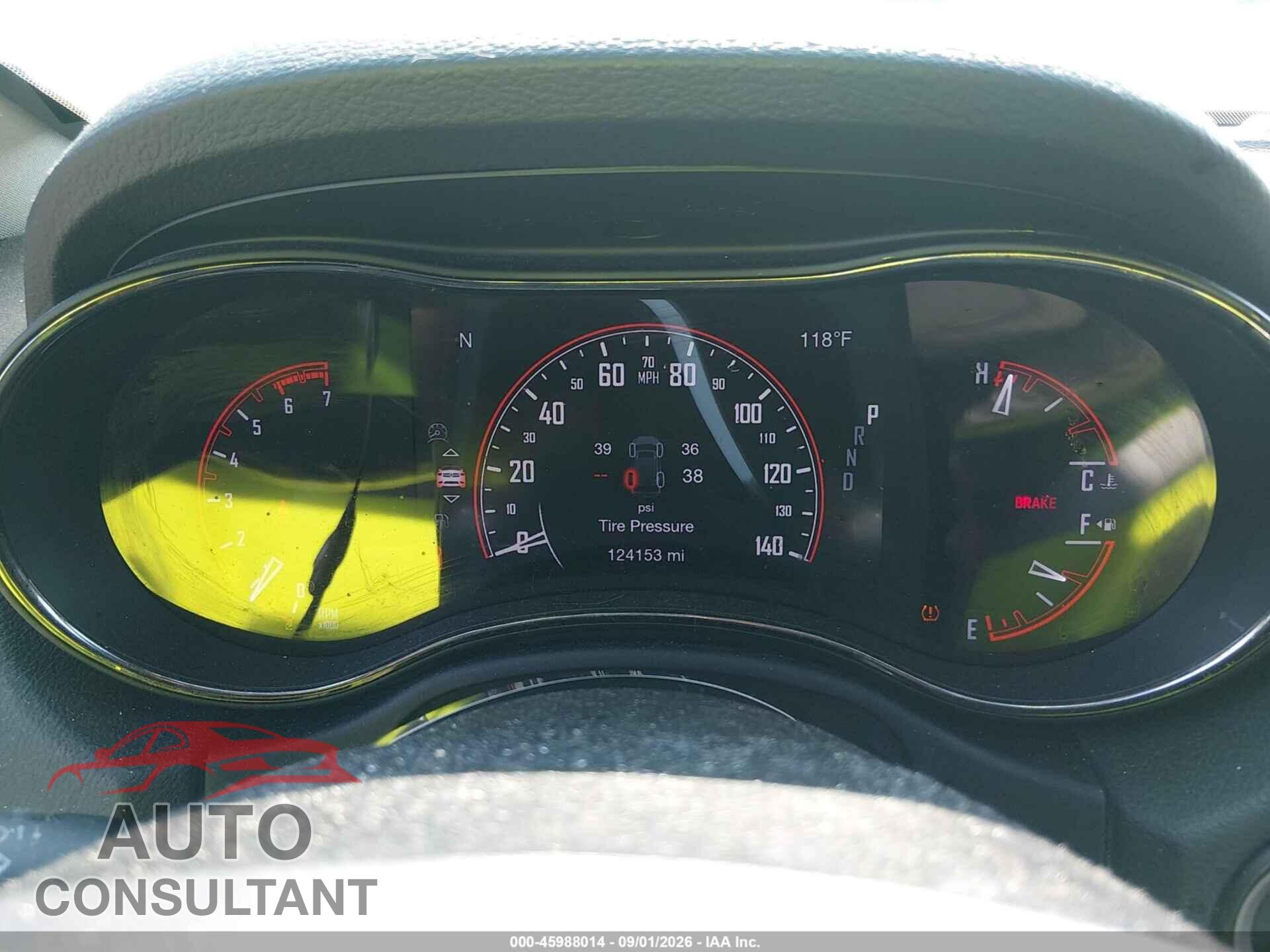 DODGE DURANGO 2018 - 1C4SDHCT1JC226565