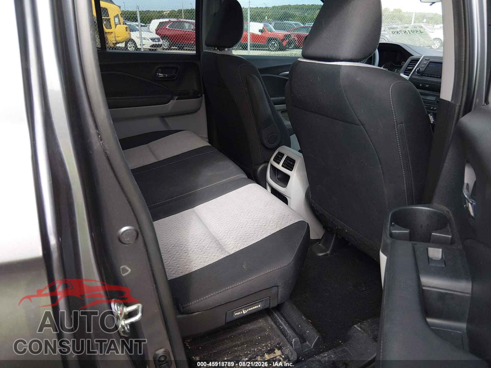 HONDA RIDGELINE 2017 - 5FPYK3F22HB021492