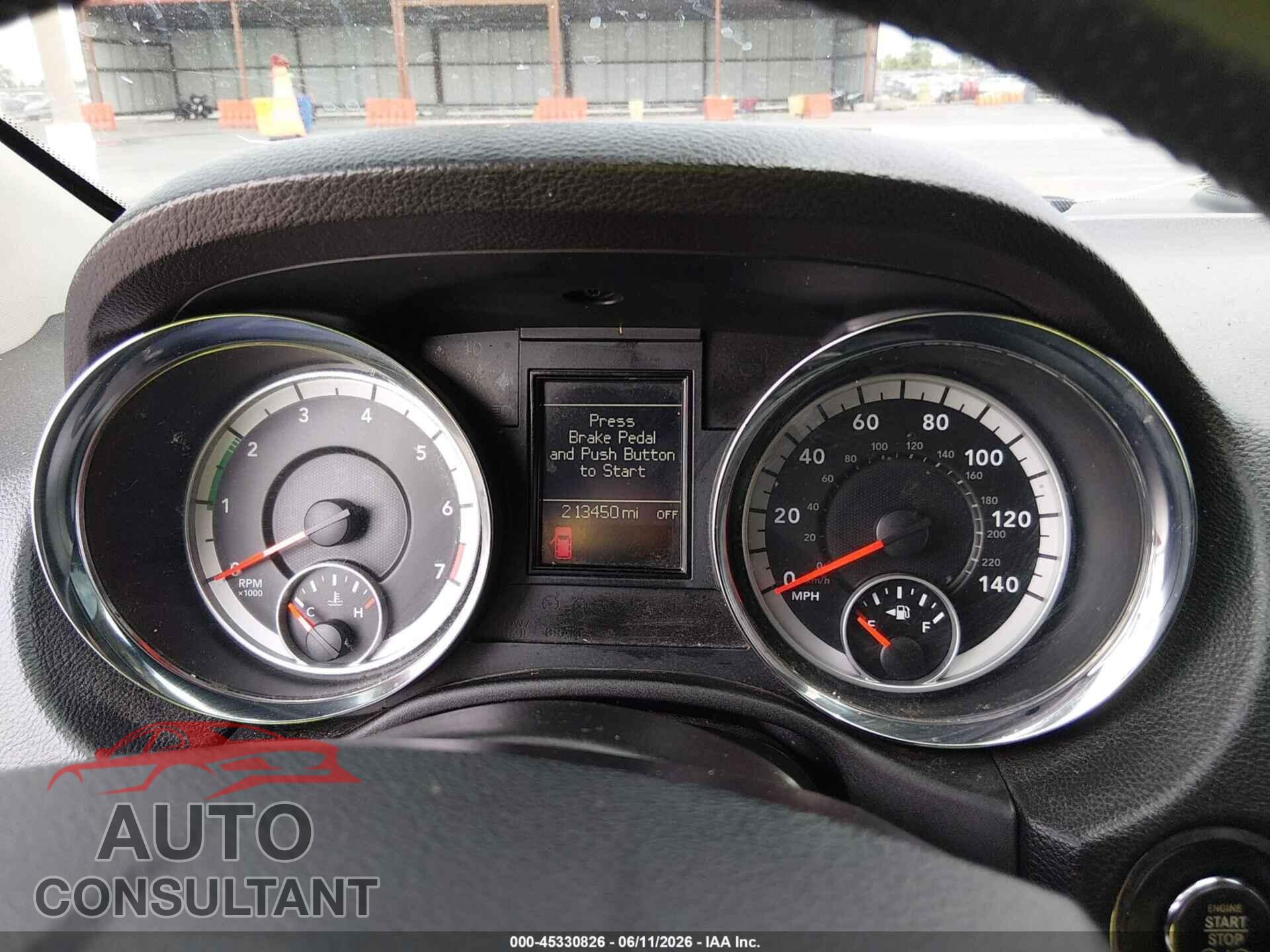DODGE DURANGO 2013 - 1C4RDJEG3DC608848