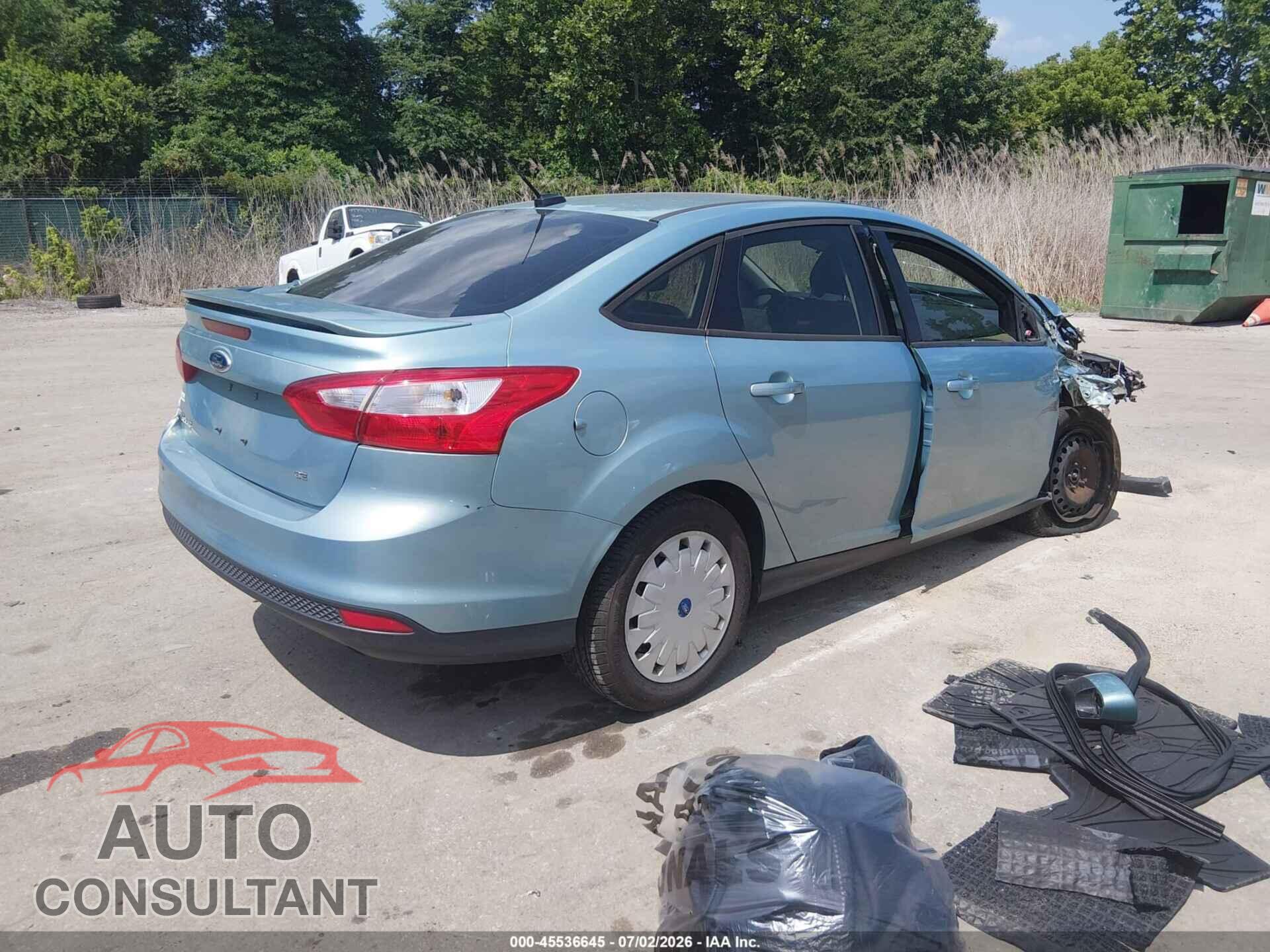 FORD FOCUS 2012 - 1FAHP3F22CL232195