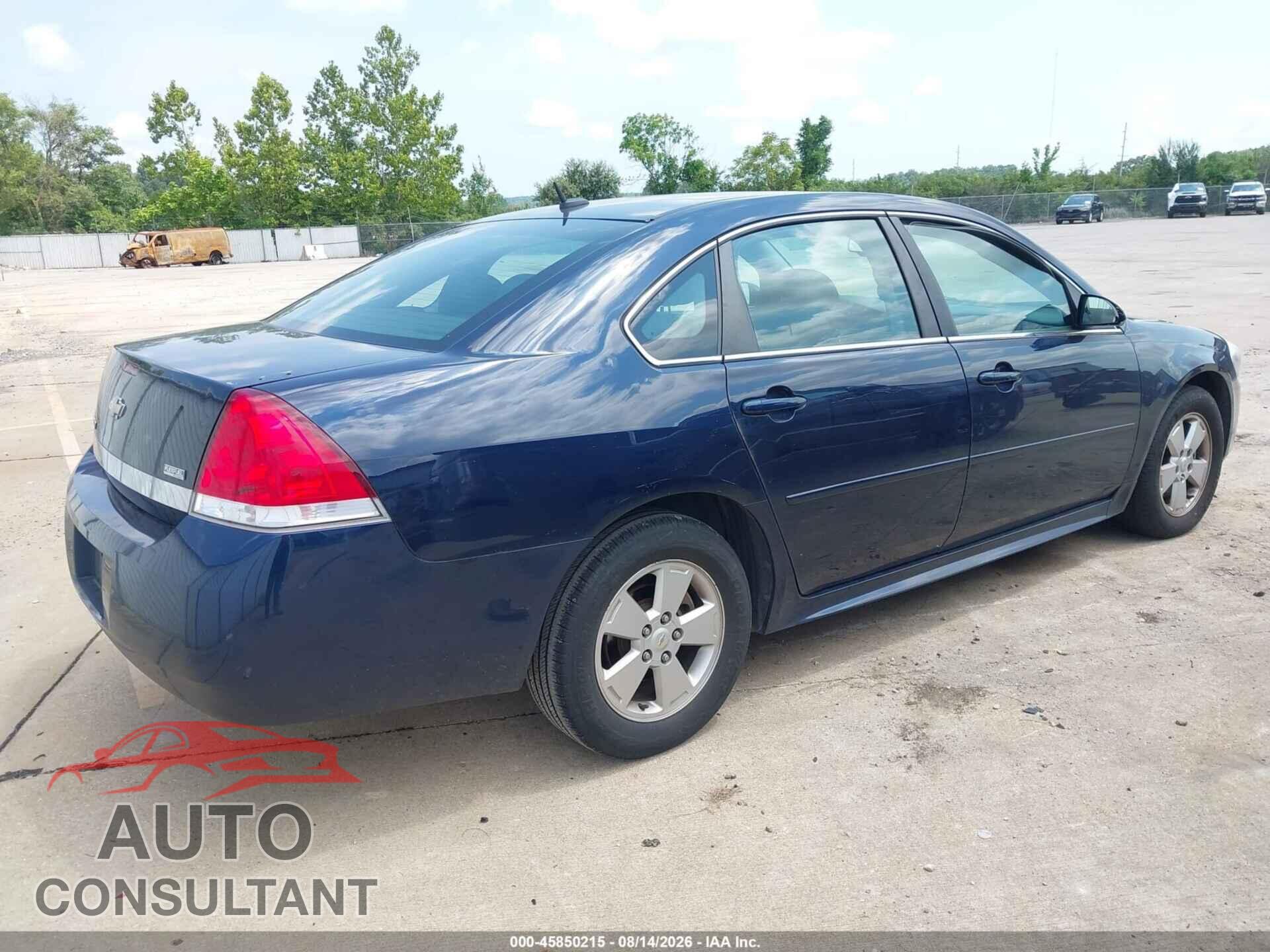 CHEVROLET IMPALA 2011 - 2G1WG5EK7B1237372