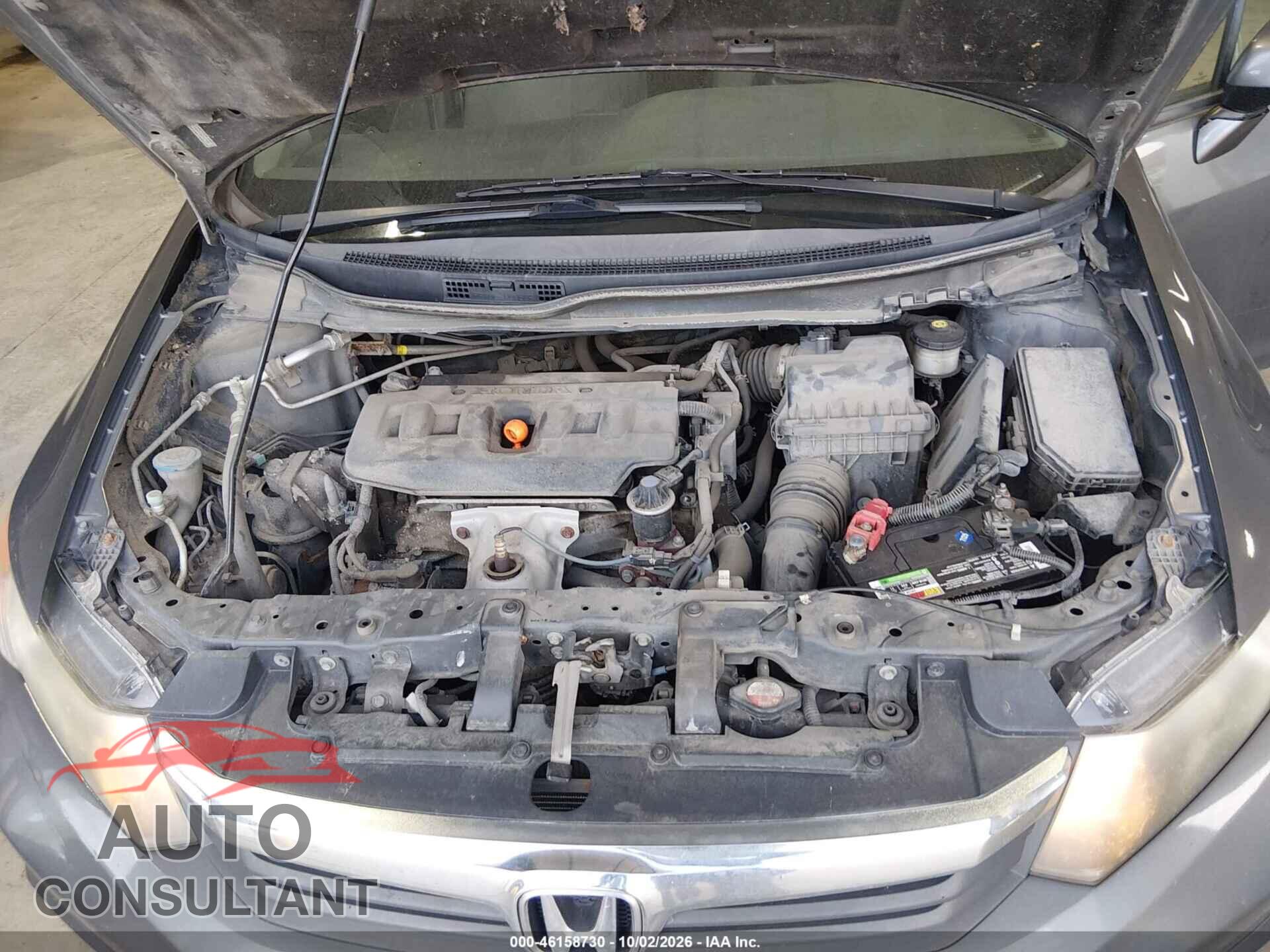 HONDA CIVIC 2012 - 2HGFB2F86CH527930