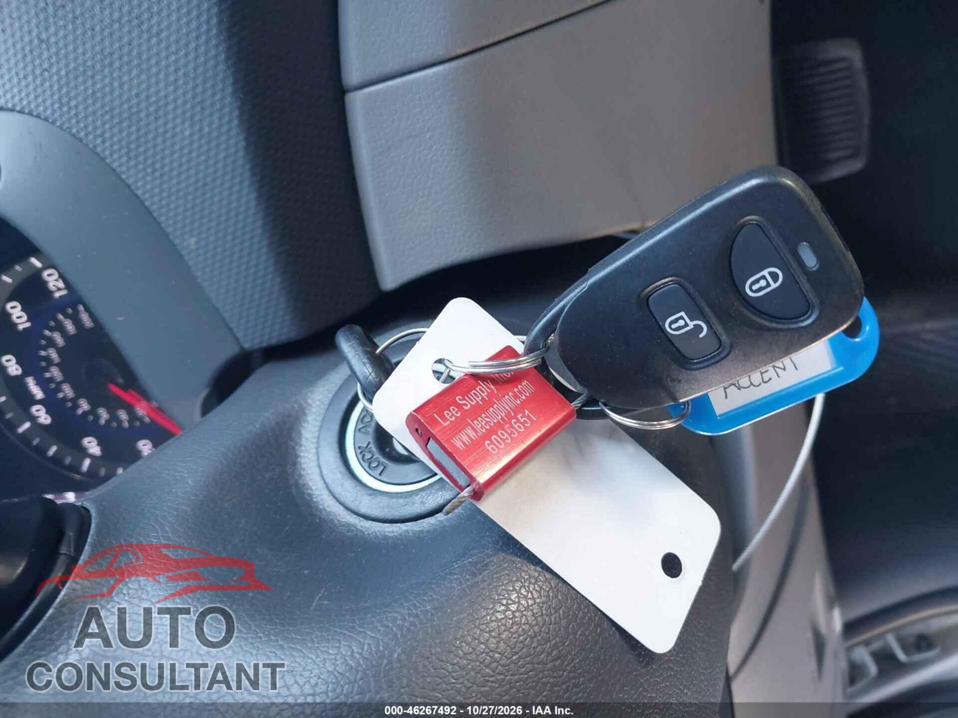 HYUNDAI ACCENT 2013 - KMHCT4AE0DU390081