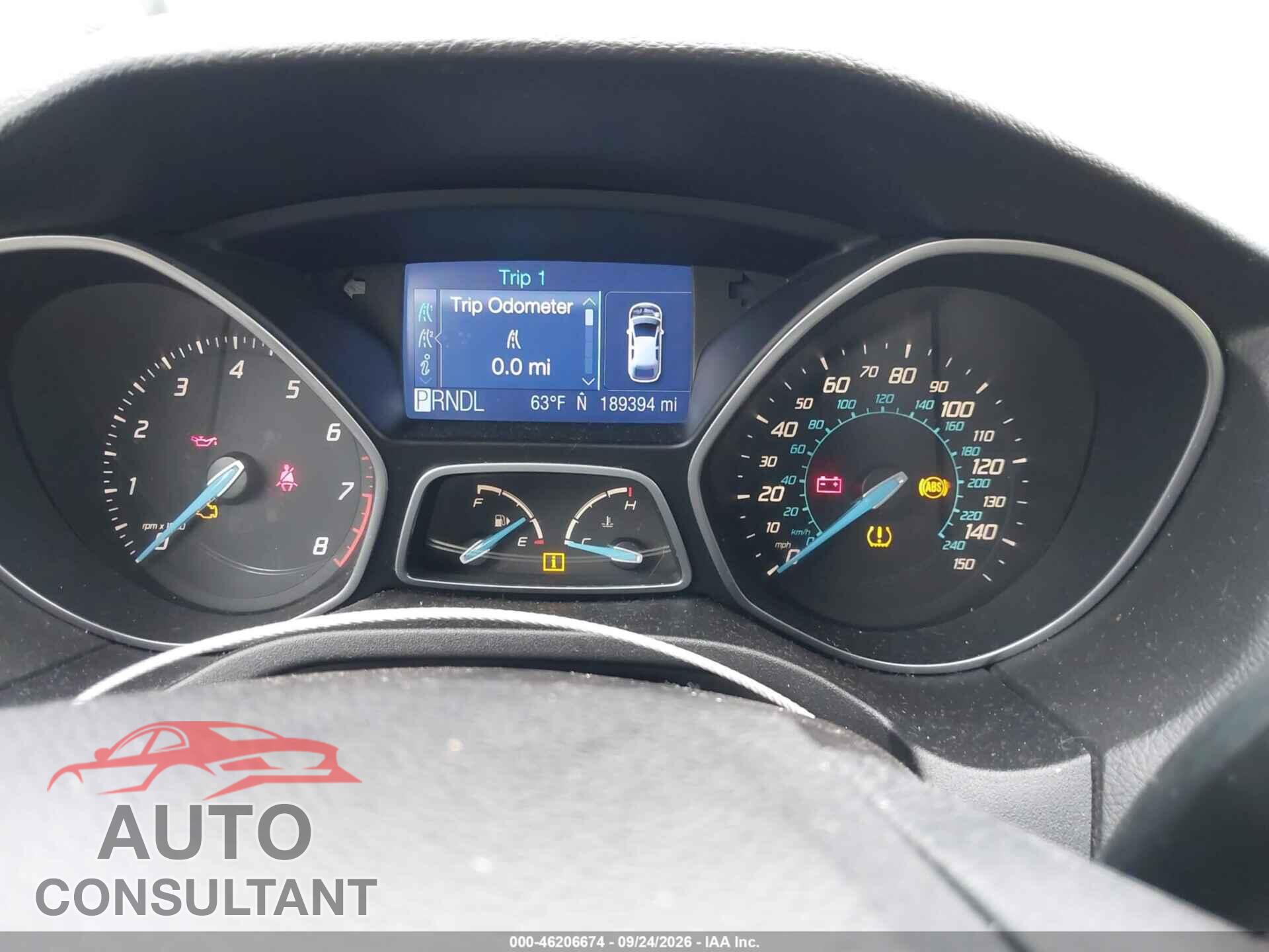 FORD FOCUS 2012 - 1FAHP3F20CL409701