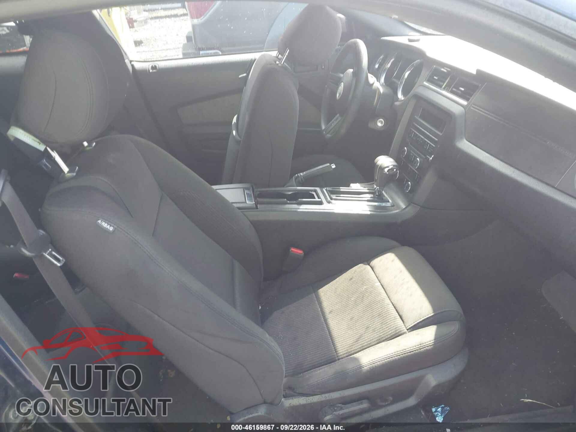 FORD MUSTANG 2012 - 1ZVBP8AM2C5247612