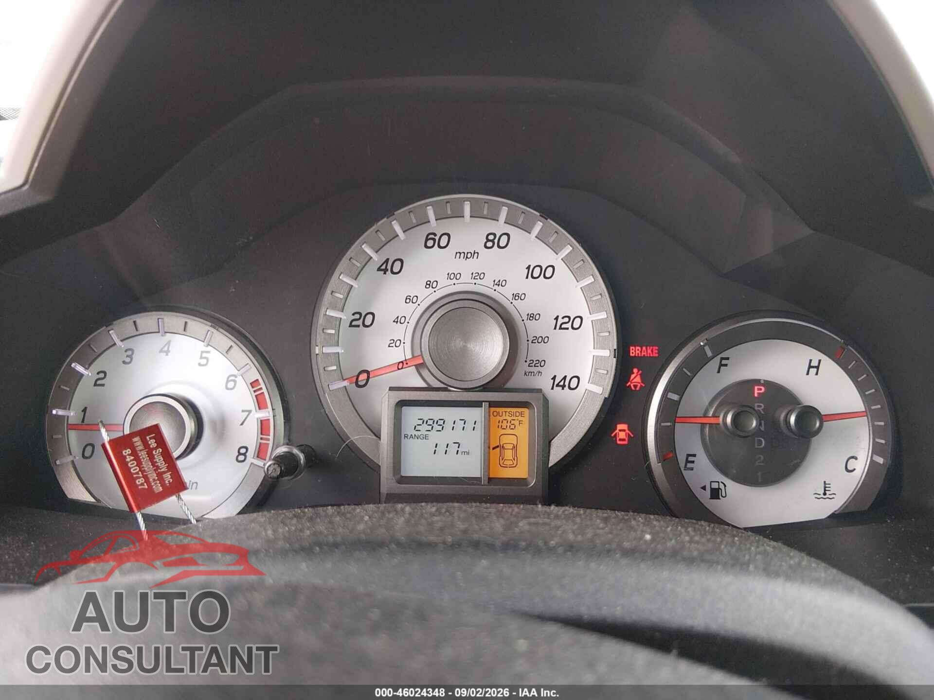 HONDA PILOT 2013 - 5FNYF4H76DB021503