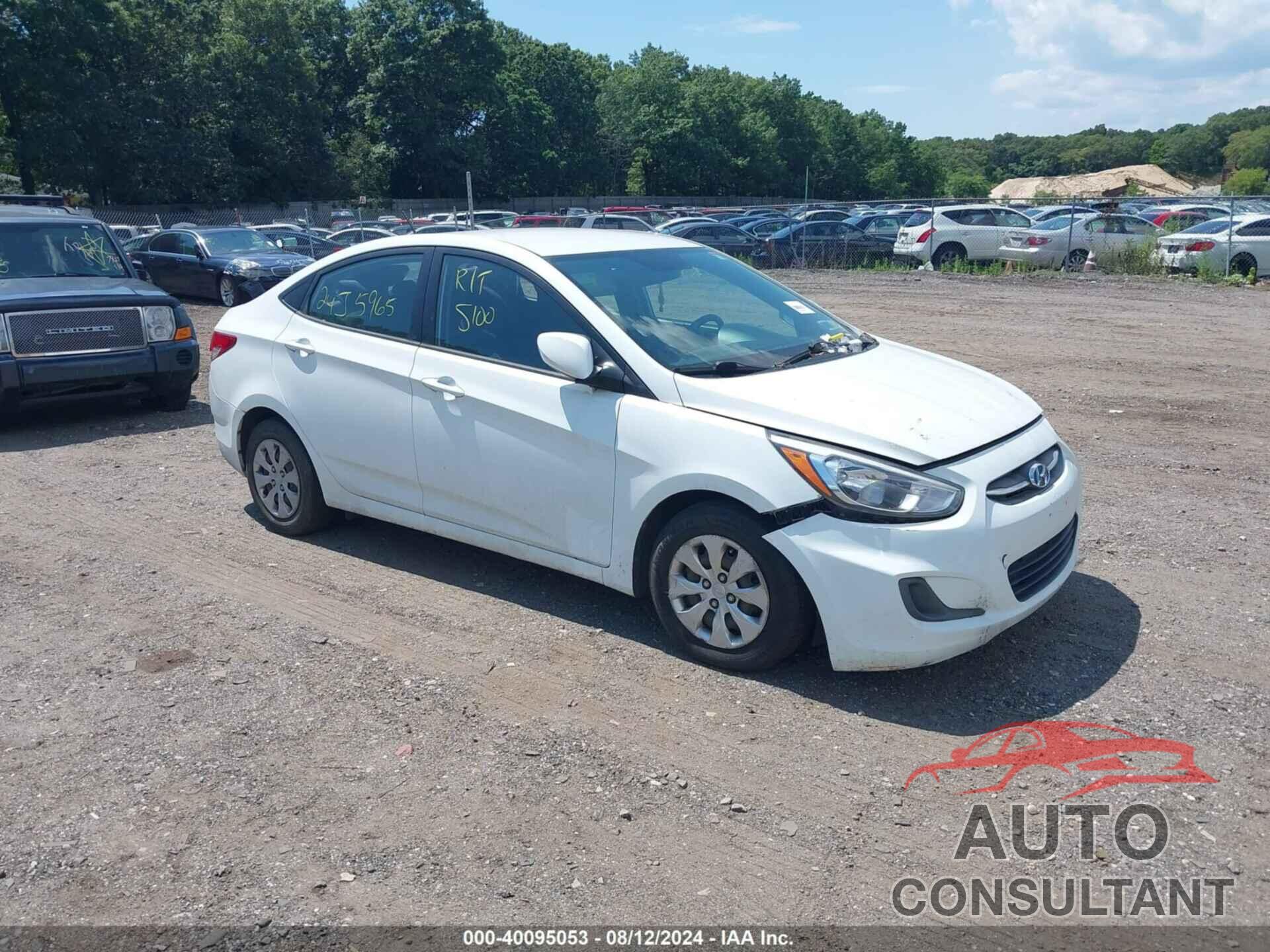 HYUNDAI ACCENT 2016 - KMHCT4AE8GU048009