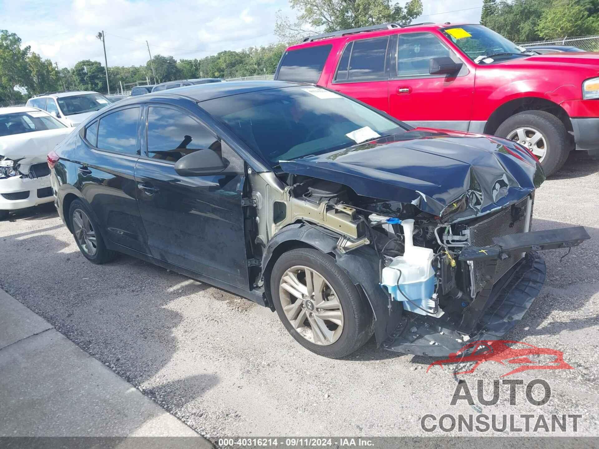 HYUNDAI ELANTRA 2019 - 5NPD84LF8KH439244