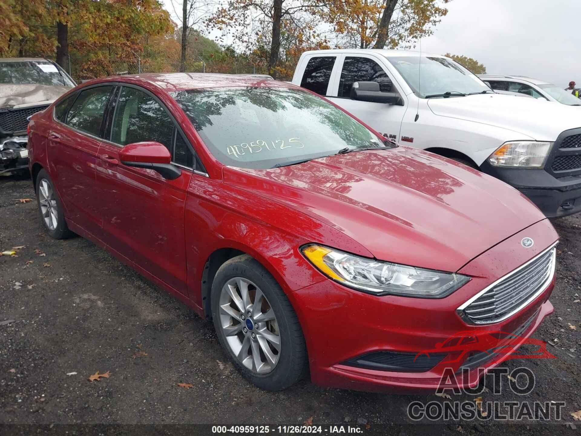 FORD FUSION 2017 - 3FA6P0HD2HR121692