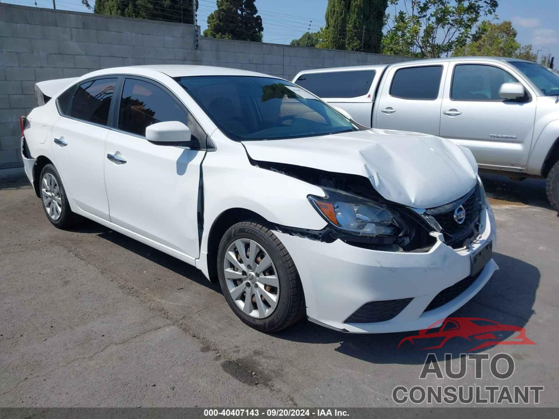 NISSAN SENTRA 2016 - 3N1AB7AP1GY256833