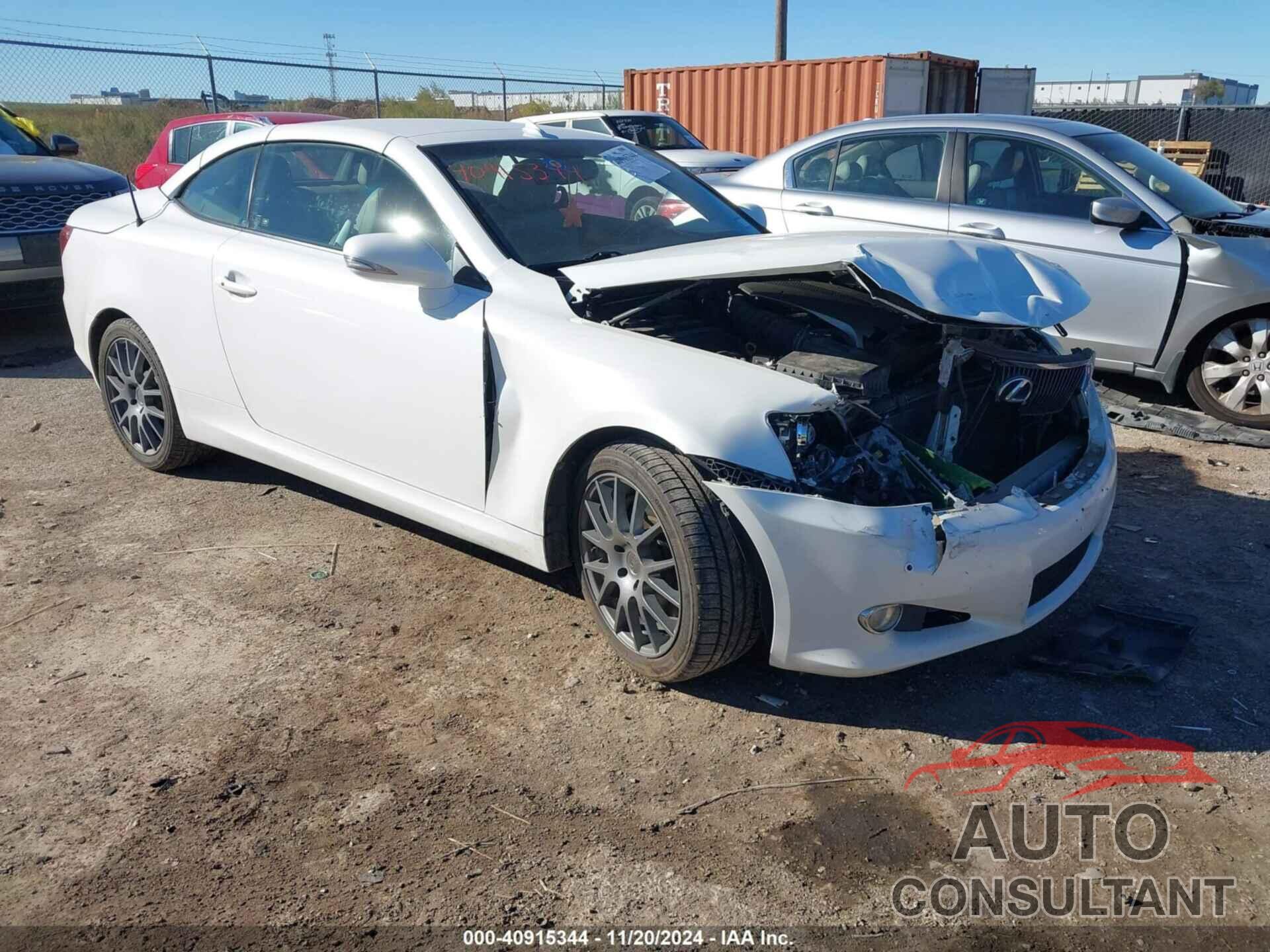 LEXUS IS 350C 2011 - JTHFE2C26B2505518