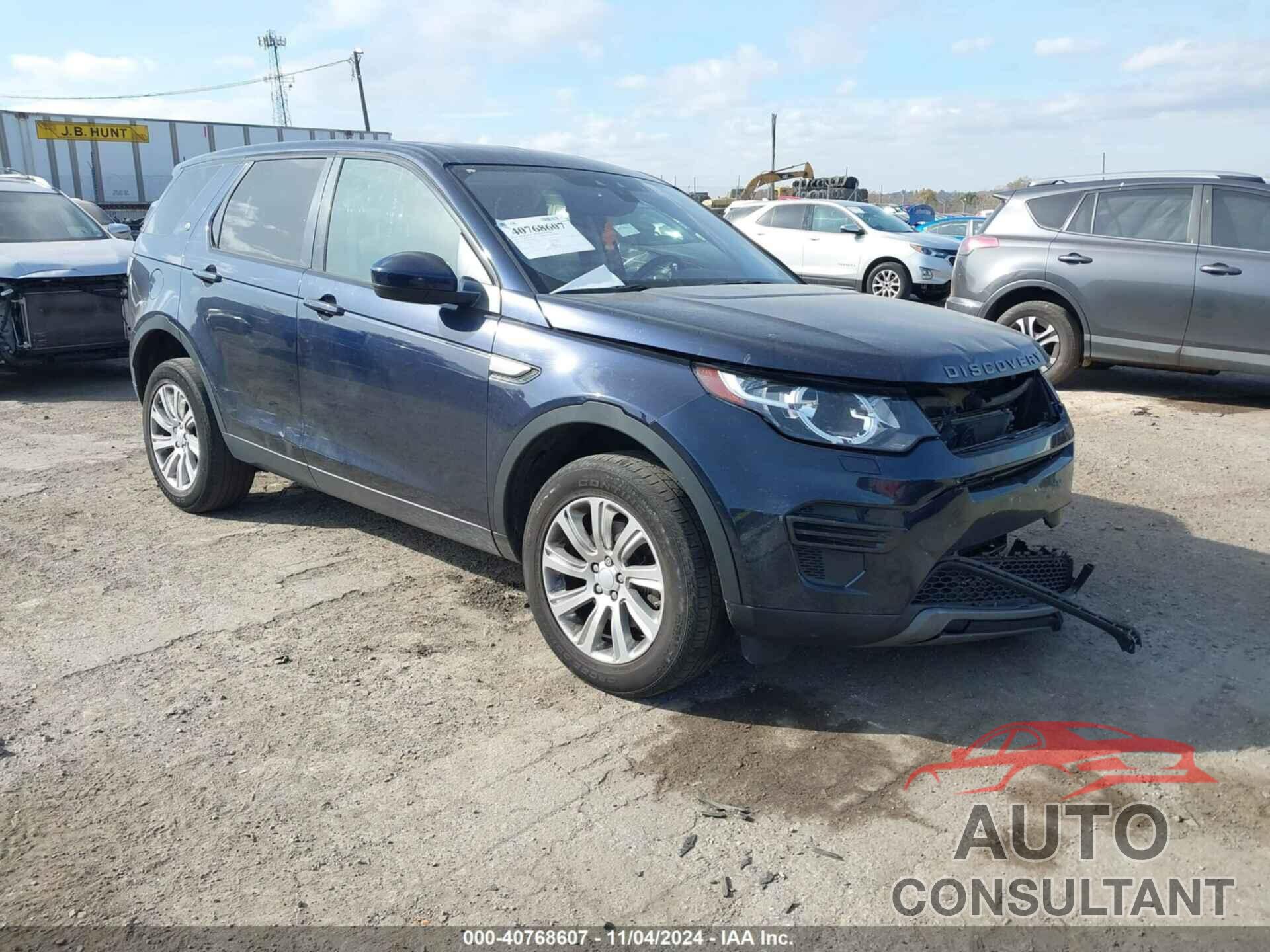 LAND ROVER DISCOVERY SPORT 2019 - SALCP2FX5KH792863