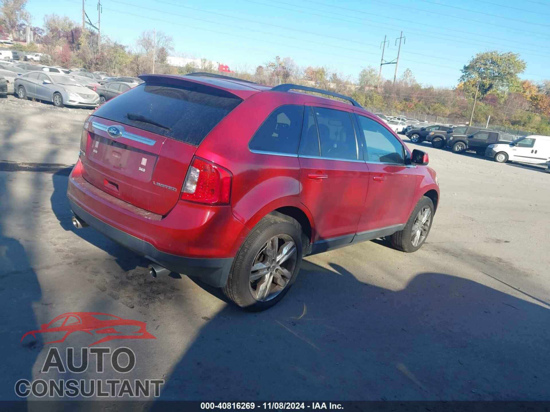 FORD EDGE 2011 - 2FMDK3KC9BBA74616