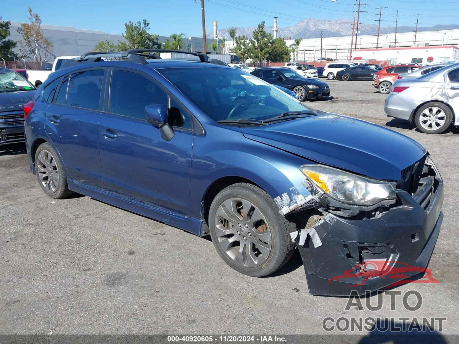 SUBARU IMPREZA 2012 - JF1GPAL65CG211096