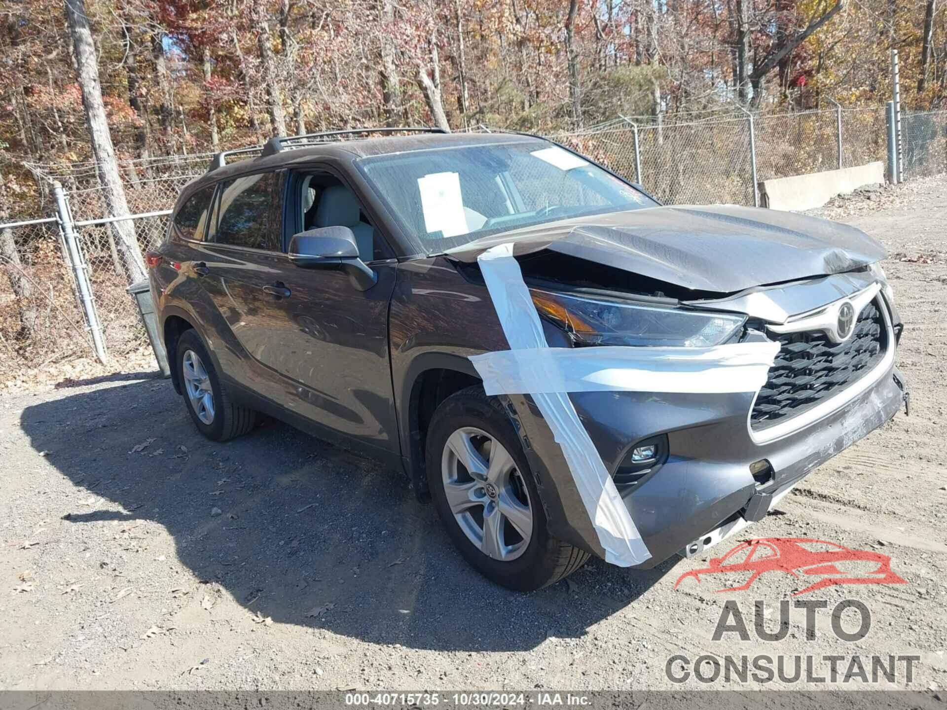 TOYOTA HIGHLANDER 2022 - 5TDBZRBH7NS216650