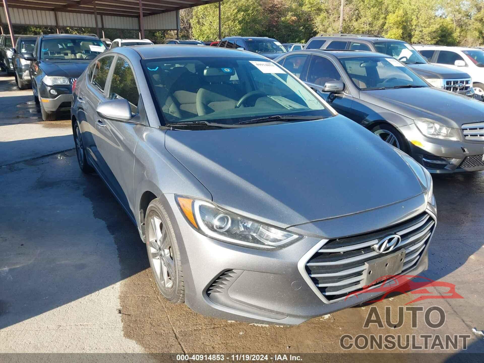 HYUNDAI ELANTRA 2017 - KMHD84LFXHU196840
