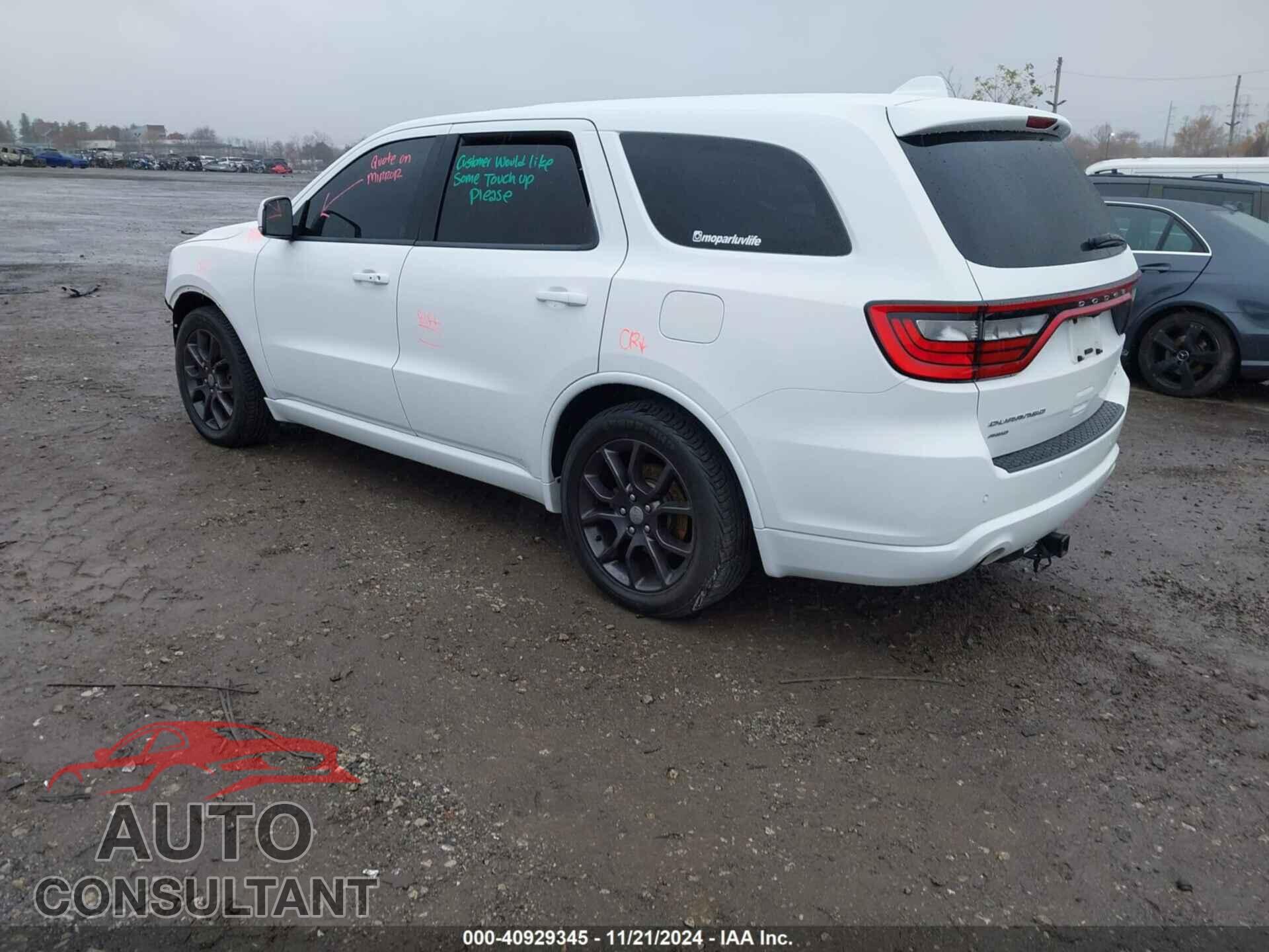DODGE DURANGO 2016 - 1C4SDJCT6GC385548