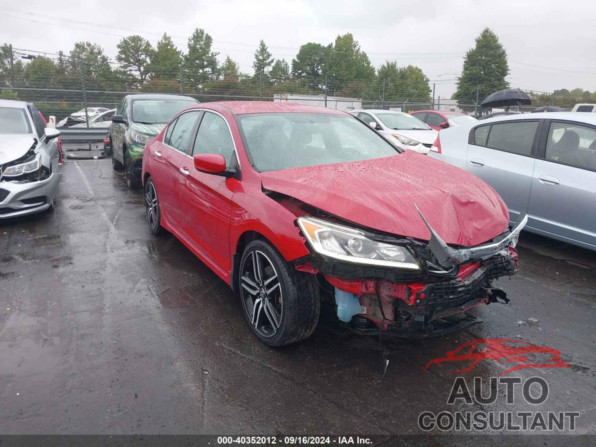 HONDA ACCORD 2017 - 1HGCR2F58HA296992