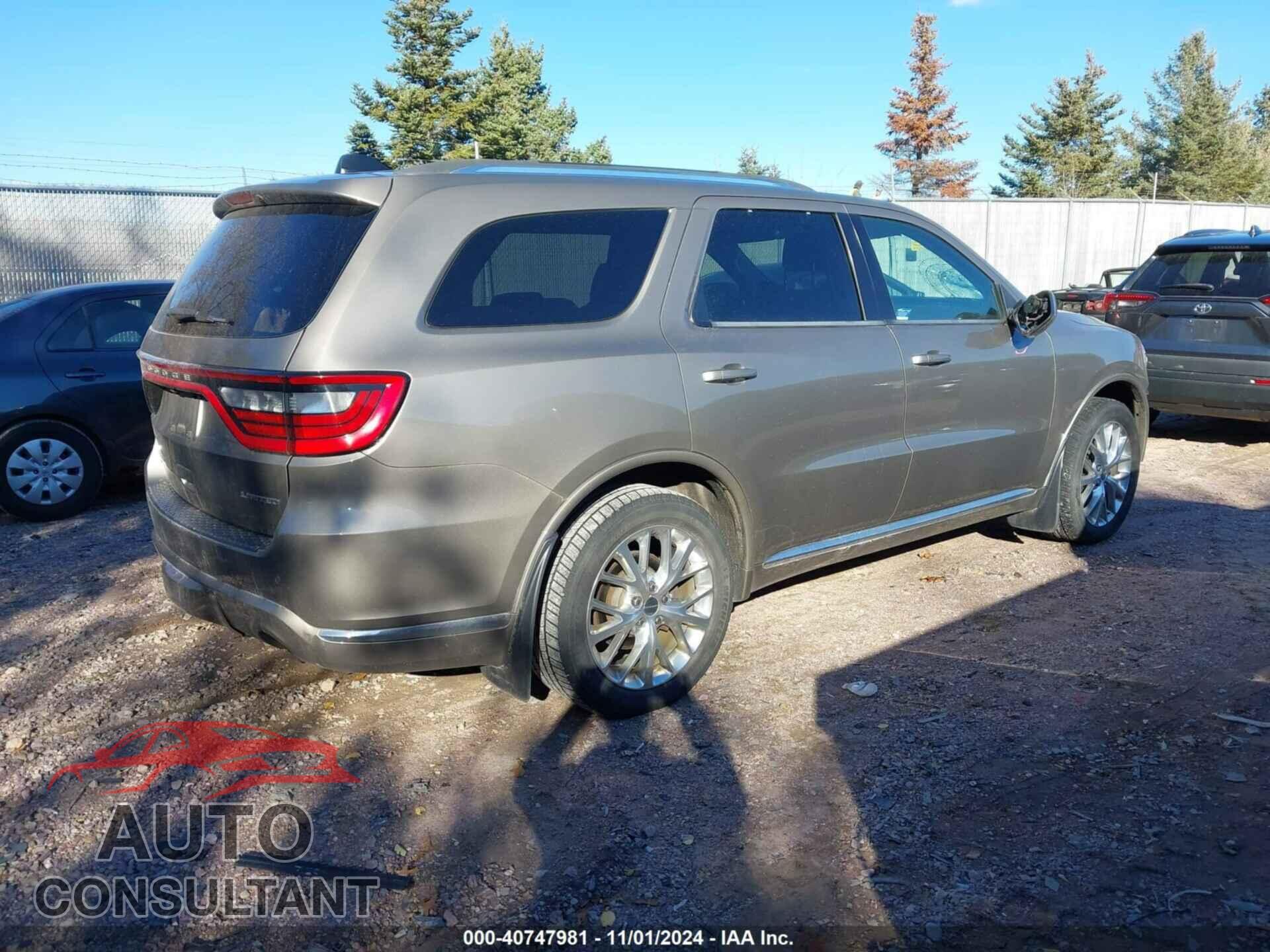 DODGE DURANGO 2016 - 1C4RDJDGXGC442432