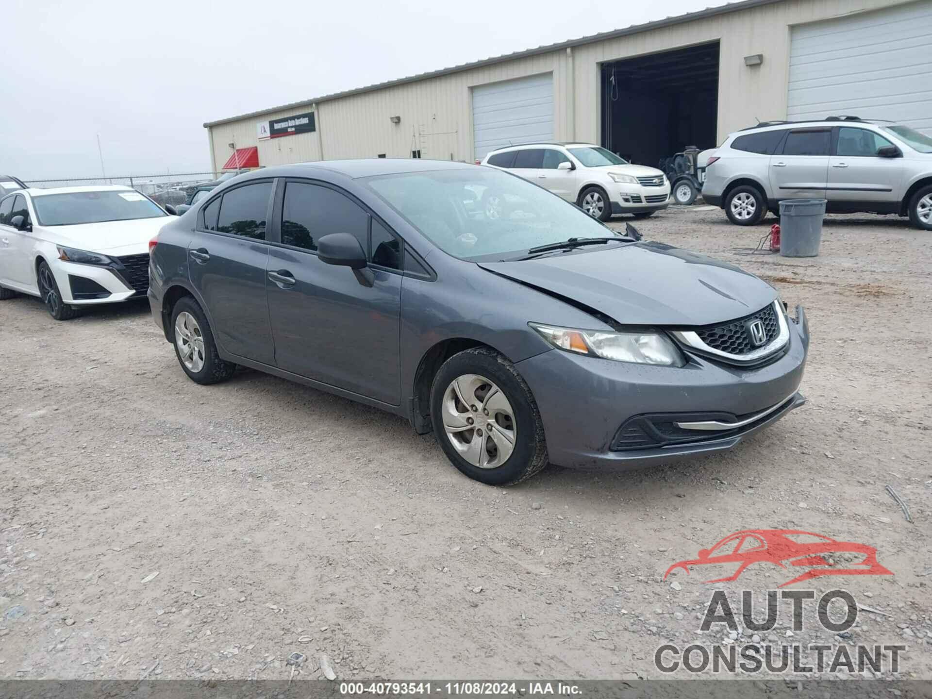 HONDA CIVIC 2013 - 19XFB2F54DE020073