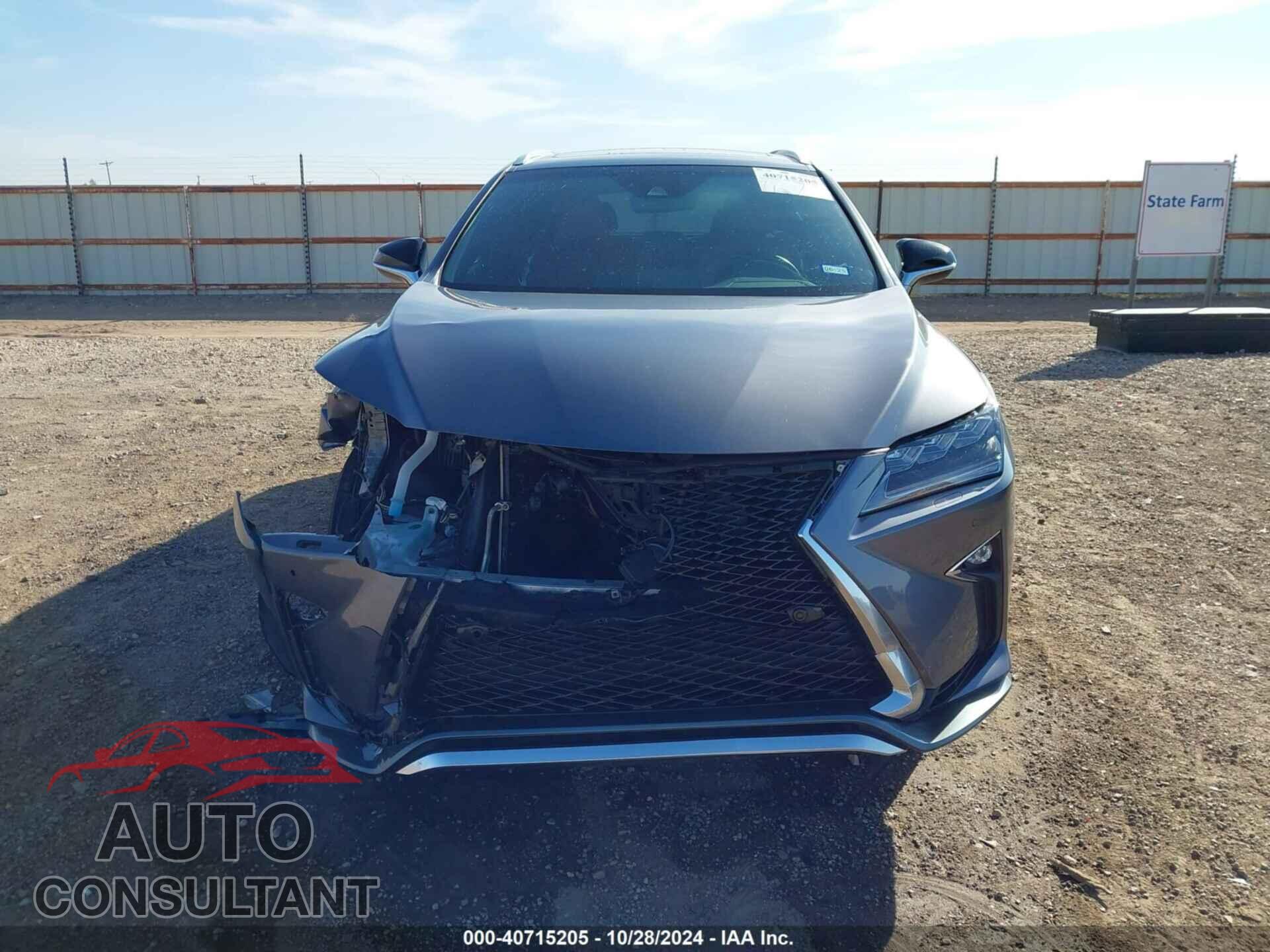 LEXUS RX 350 2017 - 2T2BZMCA2HC077475
