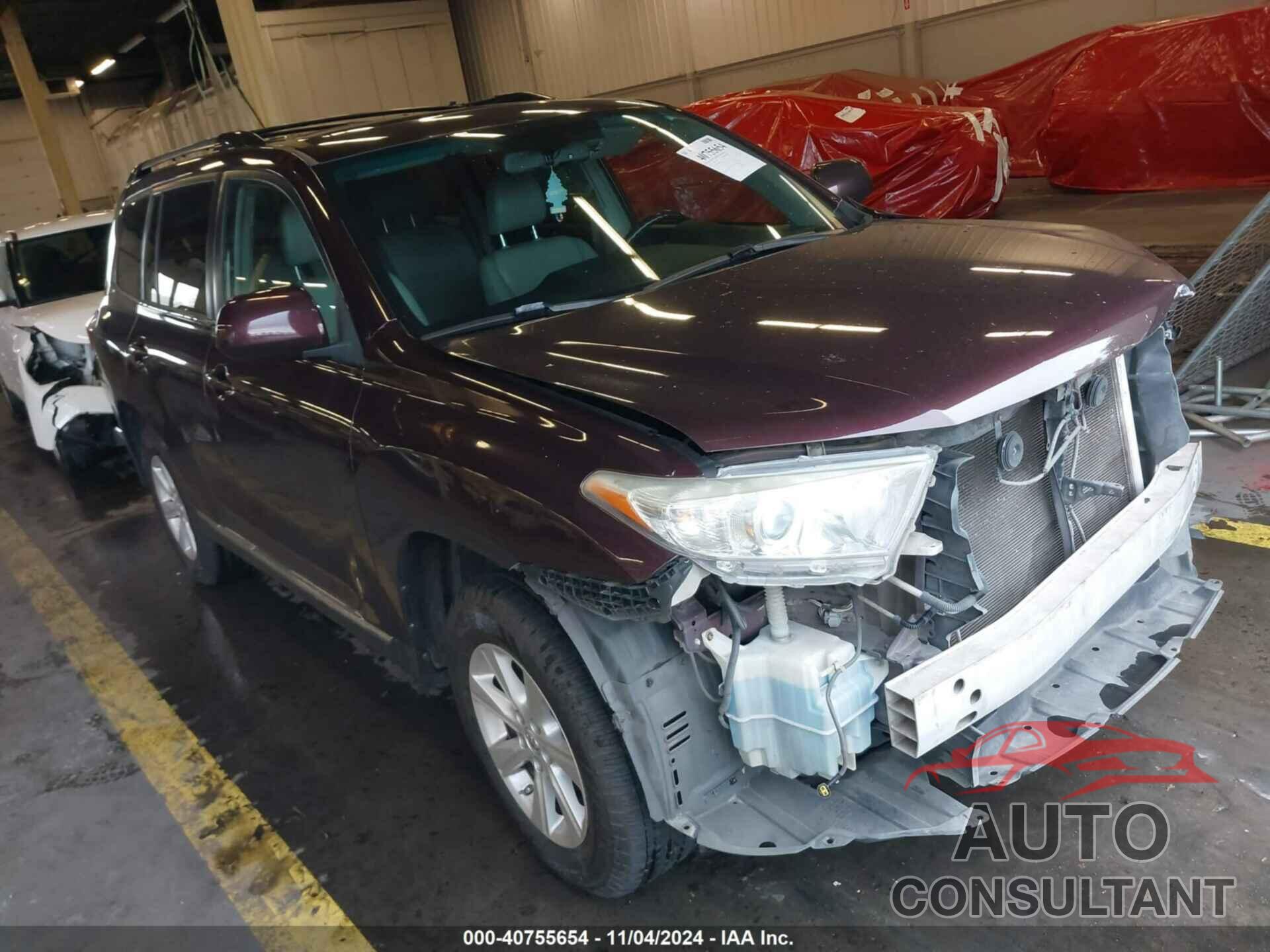 TOYOTA HIGHLANDER 2011 - 5TDBK3EH2BS053320