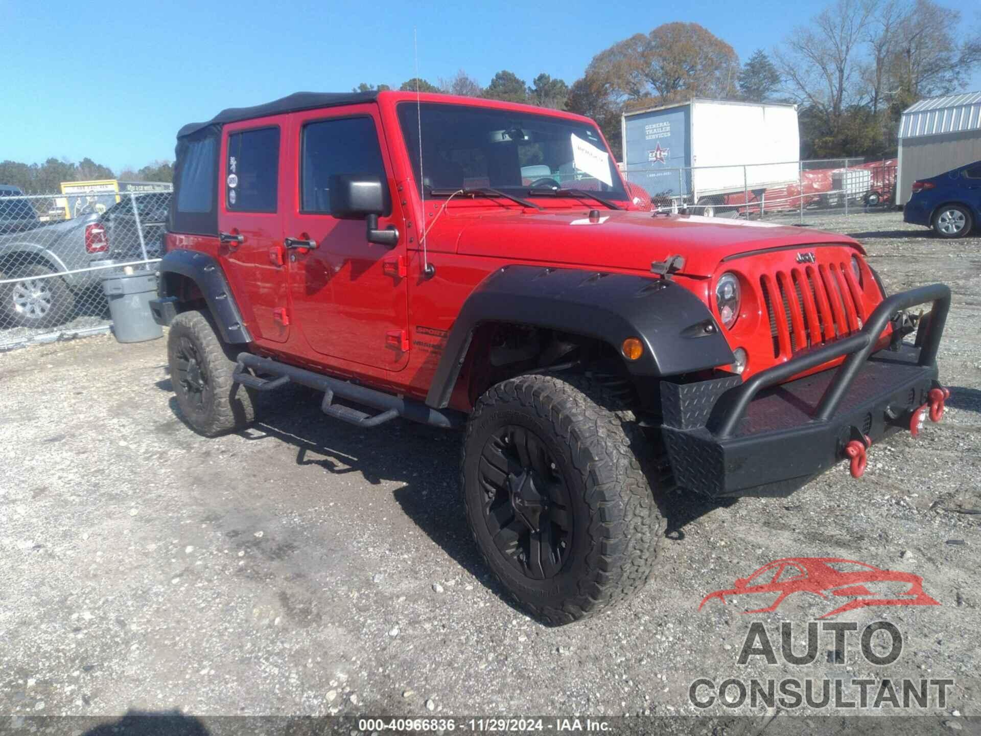 JEEP WRANGLER UNLIMITED 2014 - 1C4BJWDG3EL318961