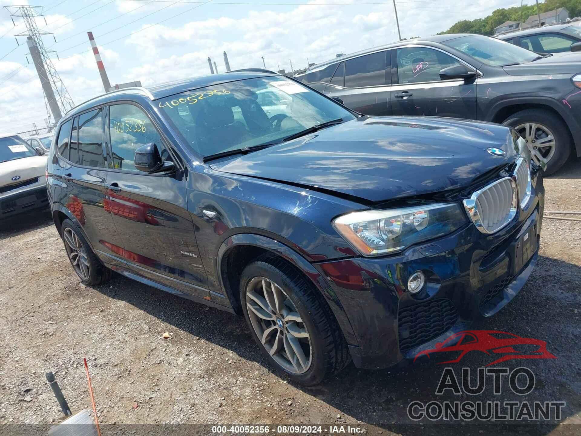 BMW X3 2016 - 5UXWX9C57G0D67362