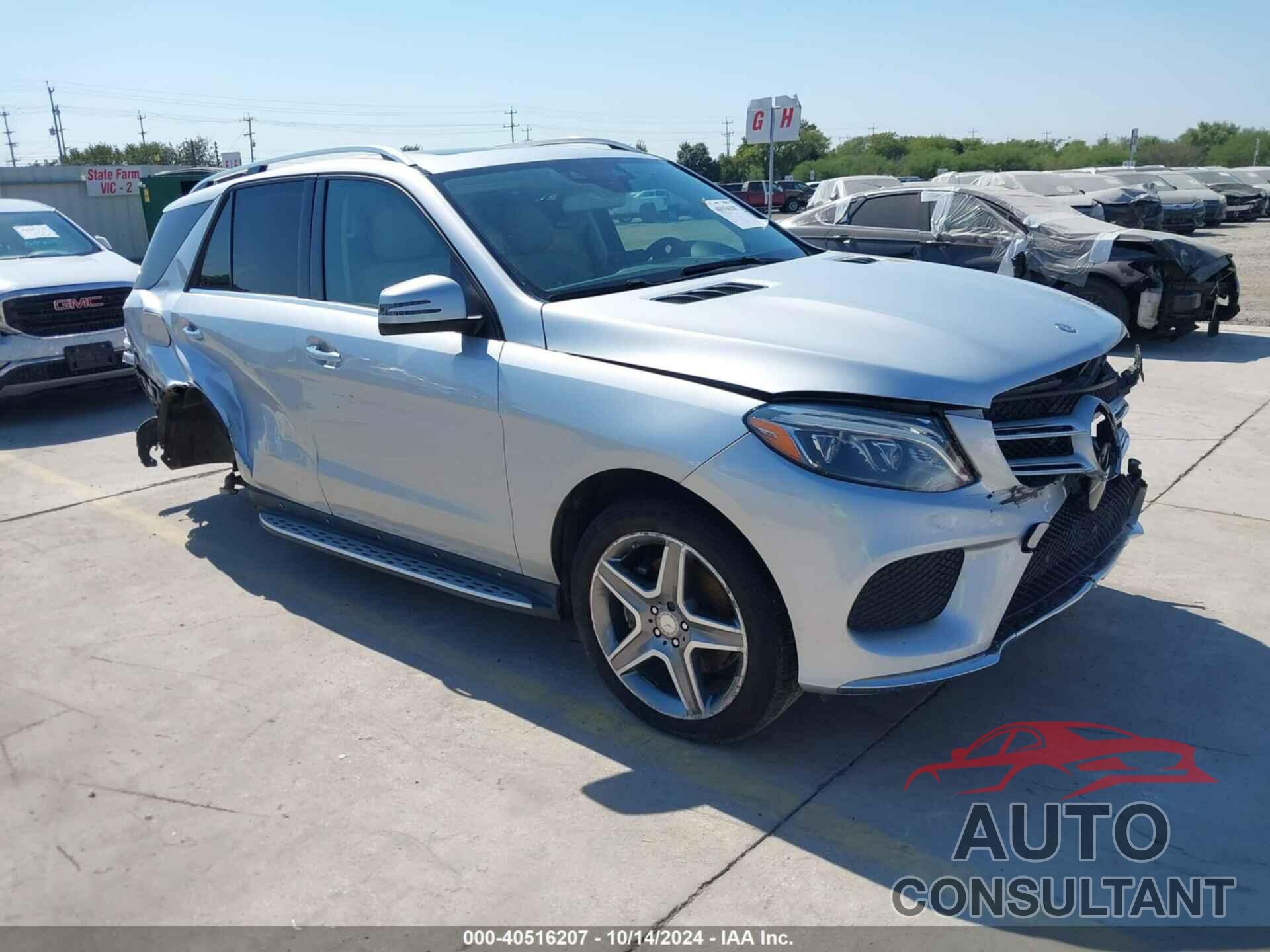 MERCEDES-BENZ GLE 400 2016 - 4JGDA5GB7GA774250