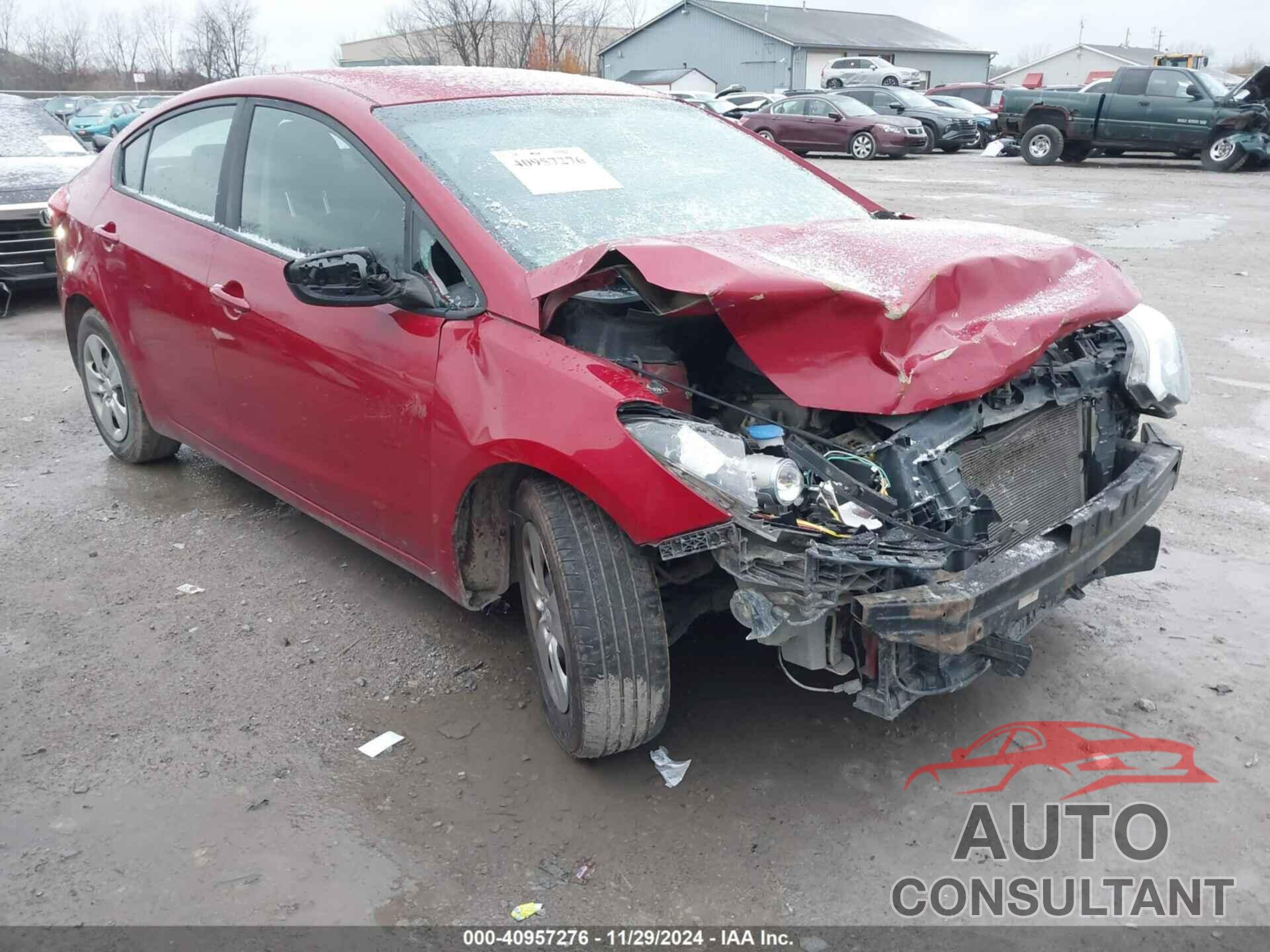 KIA FORTE 2016 - KNAFK4A66G5612552