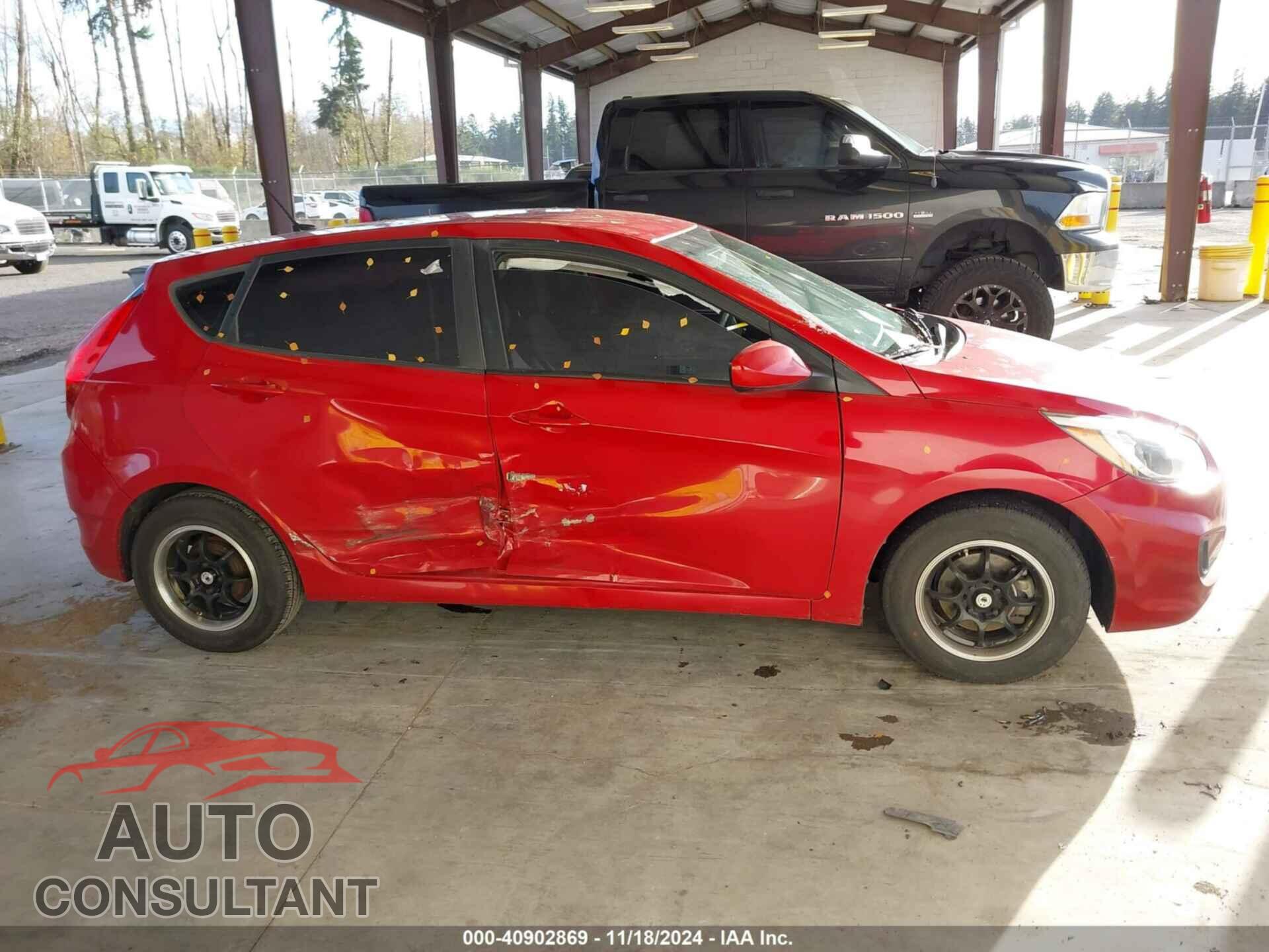HYUNDAI ACCENT 2016 - KMHCT5AE0GU280643