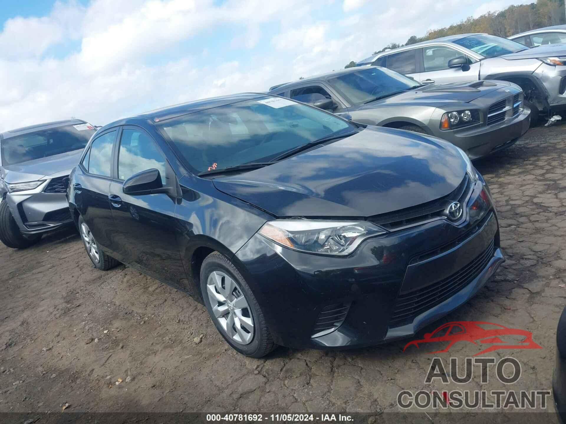 TOYOTA COROLLA 2016 - 2T1BURHE1GC557100