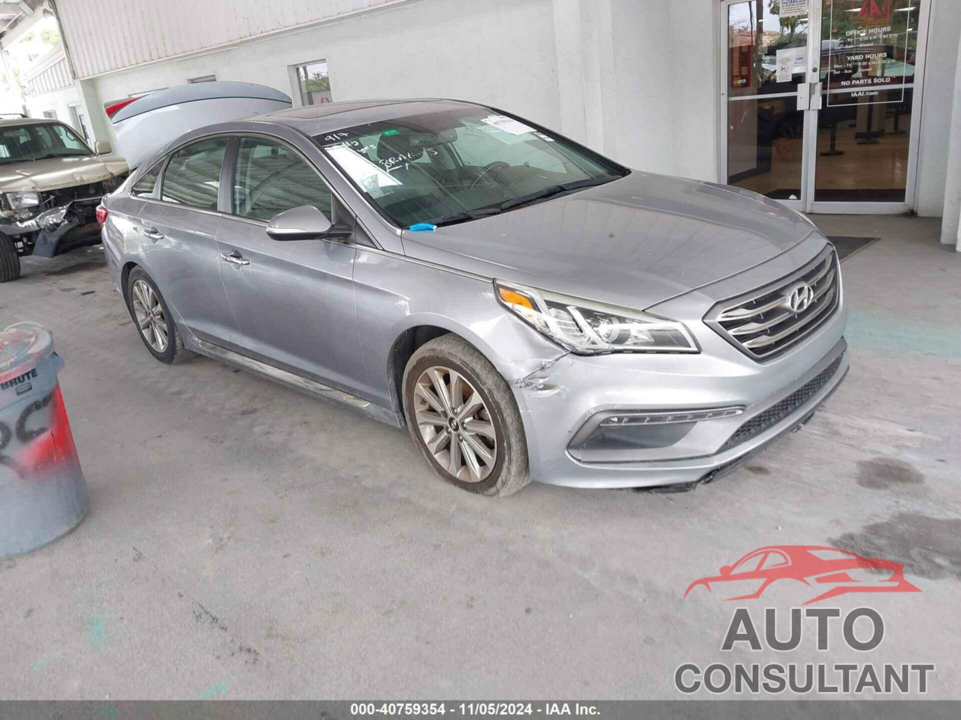 HYUNDAI SONATA 2017 - 5NPE34AF6HH437460
