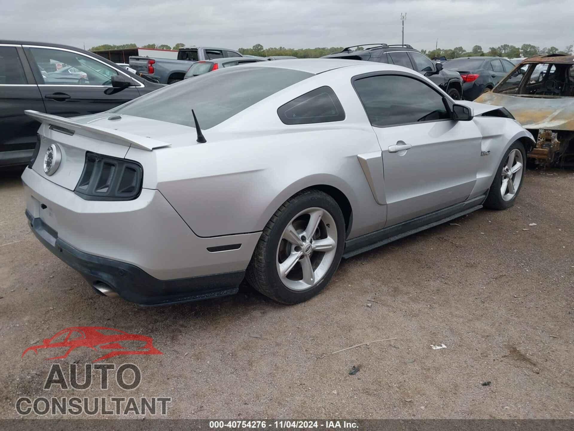 FORD MUSTANG 2012 - 1ZVBP8CF7C5229721