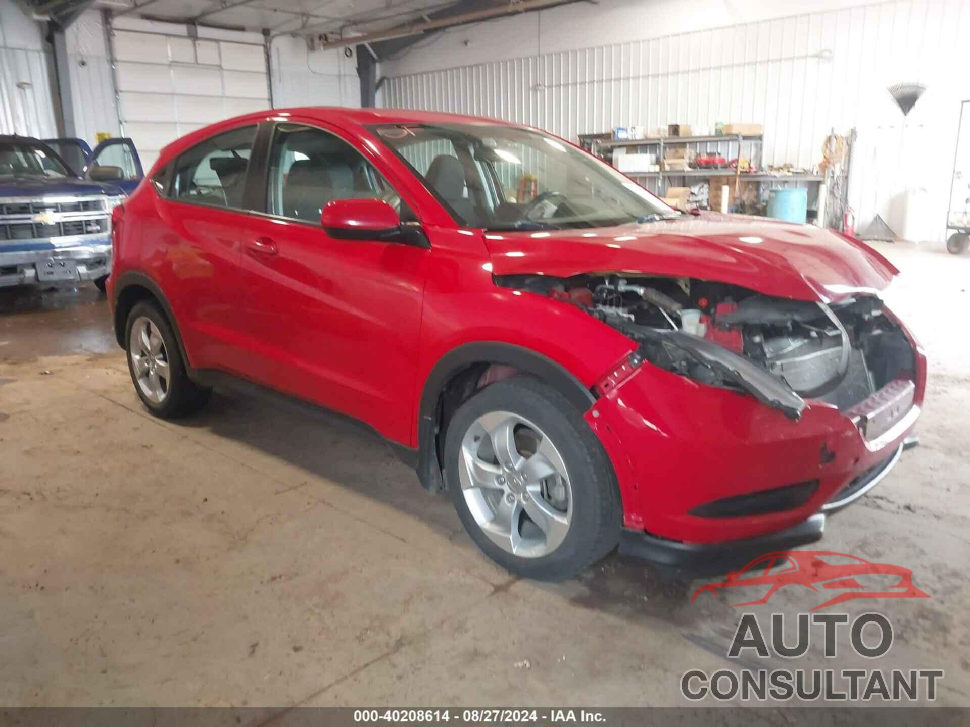HONDA HR-V 2016 - 3CZRU6H37GM710687