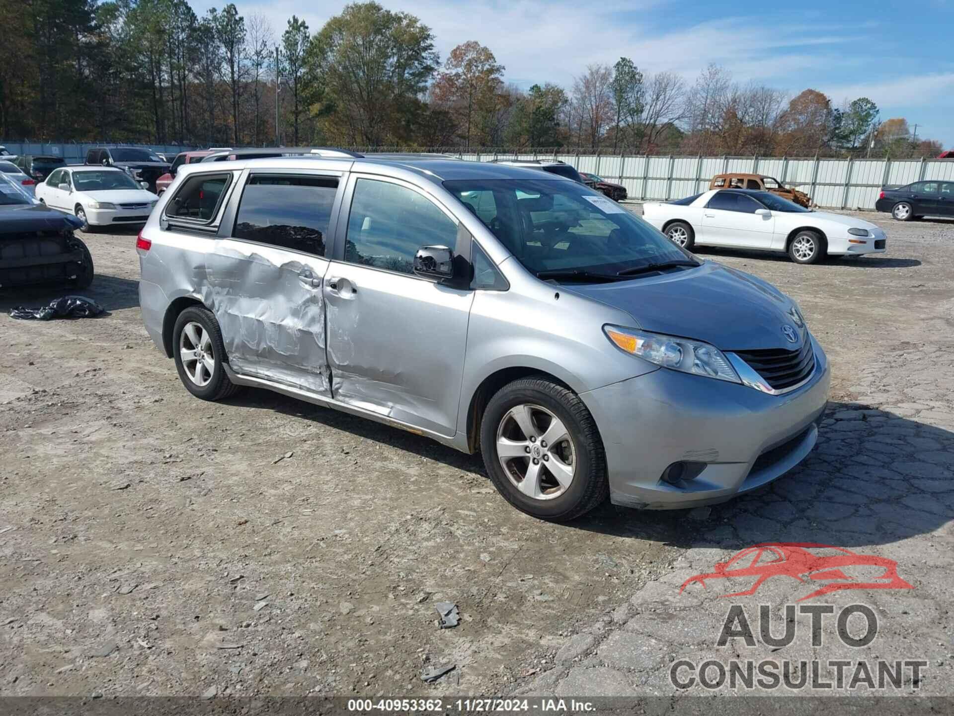 TOYOTA SIENNA 2011 - 5TDKK3DC4BS154767