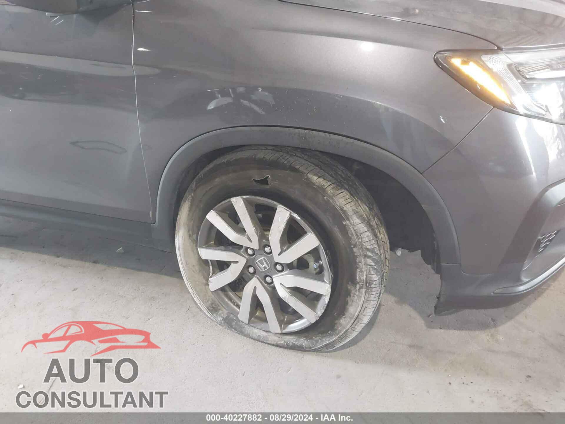 HONDA PILOT 2019 - 5FNYF6H33KB084080