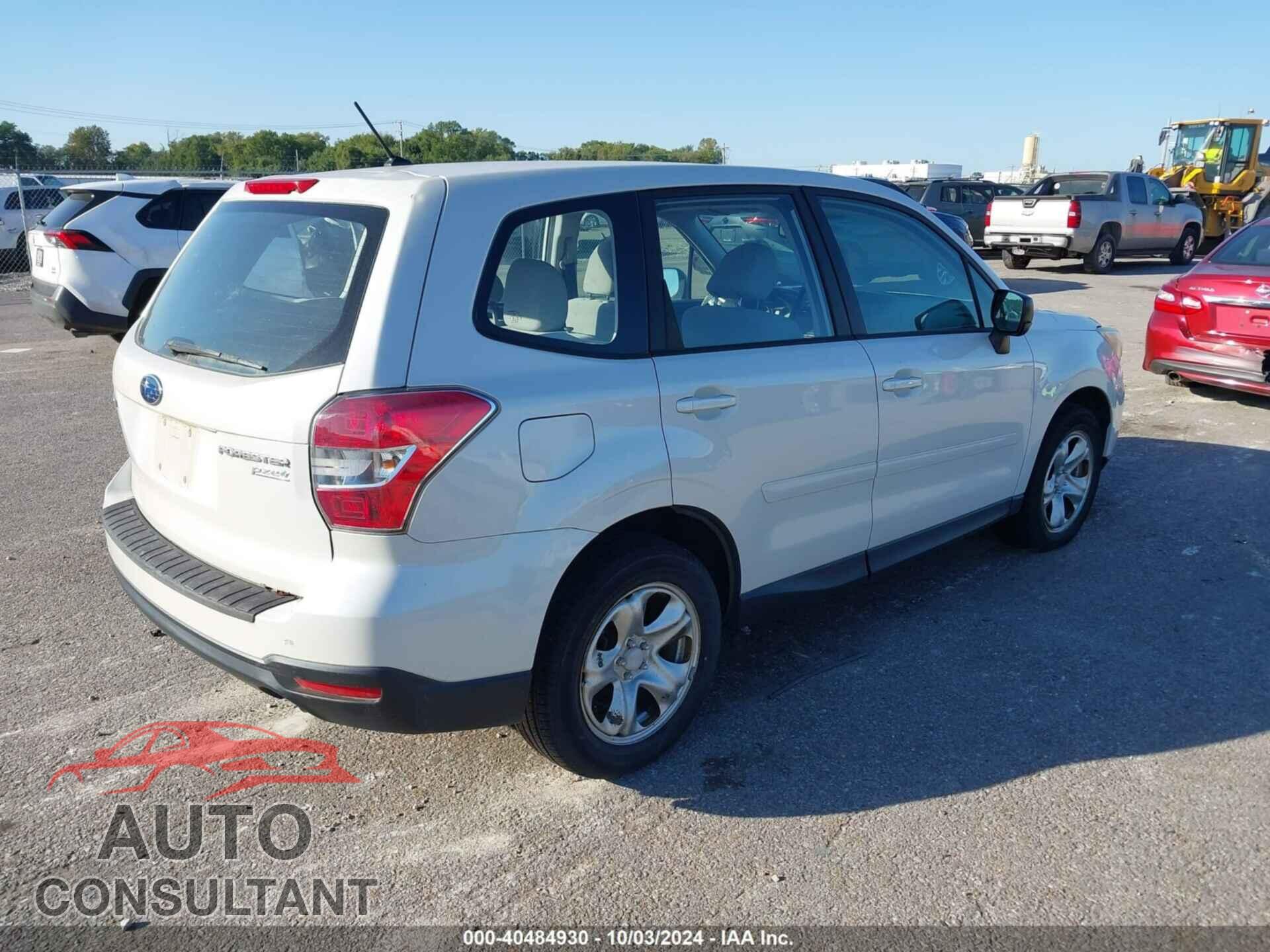 SUBARU FORESTER 2014 - JF2SJAAC0EH515370
