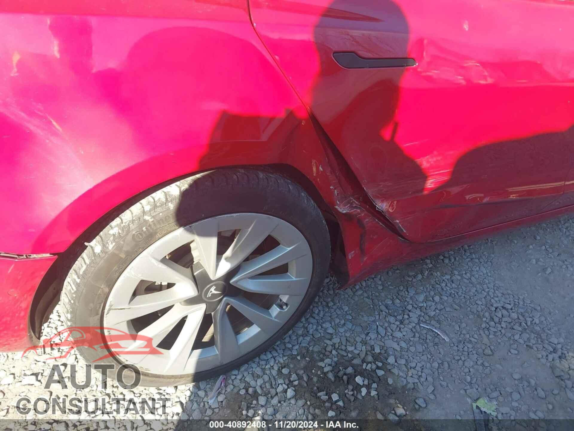 TESLA MODEL 3 2022 - 5YJ3E1EB3NF187015