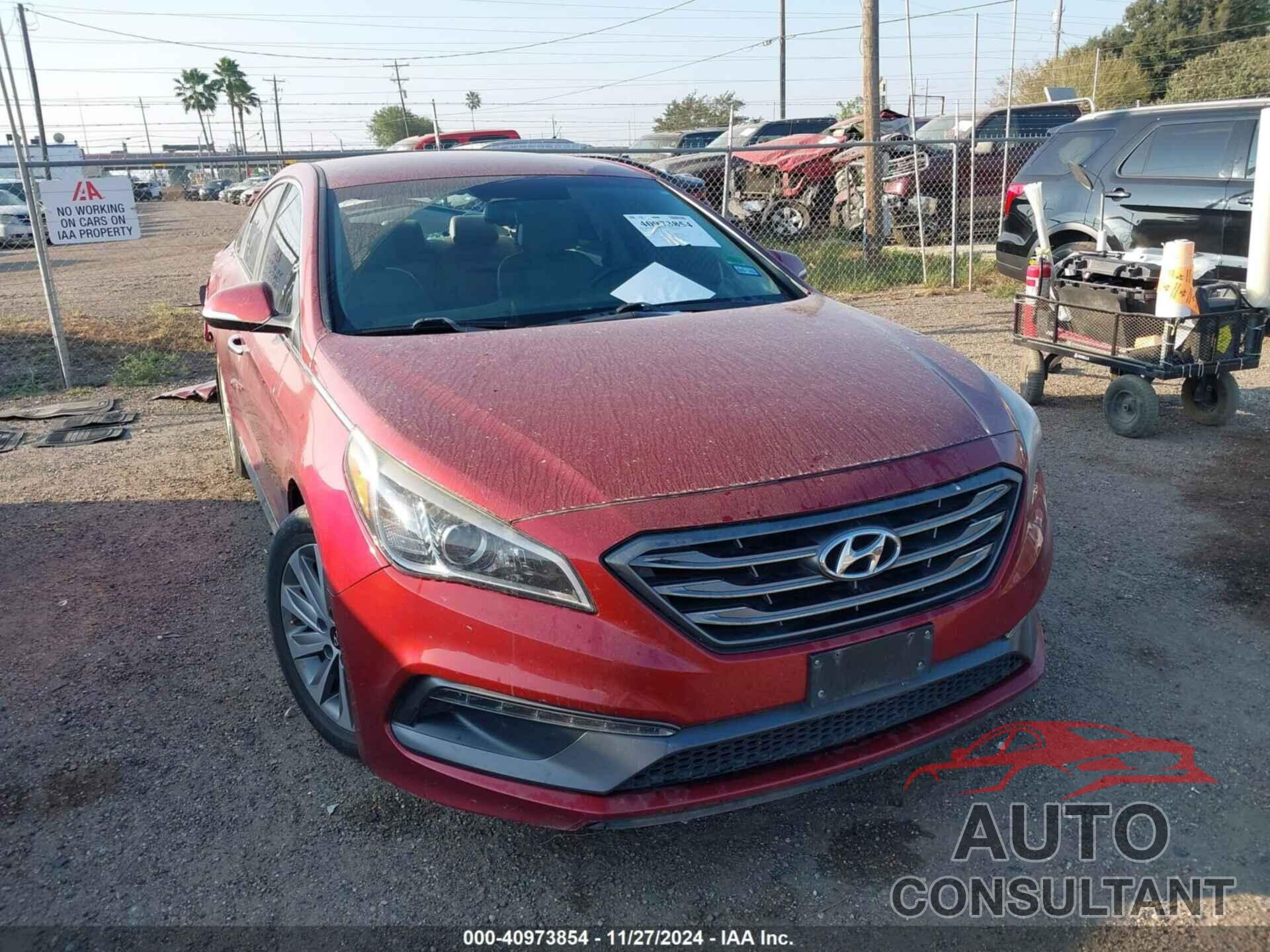 HYUNDAI SONATA 2016 - 5NPE34AF2GH289211