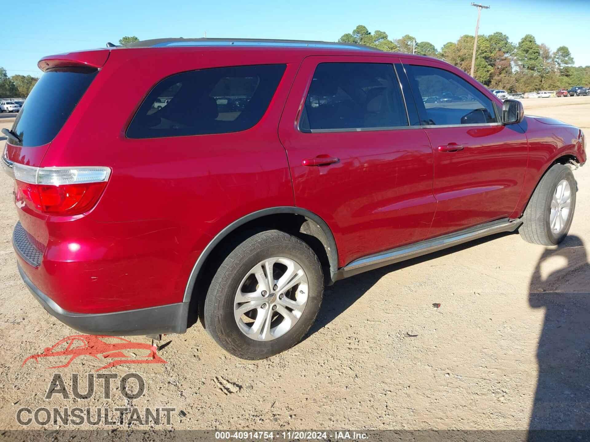 DODGE DURANGO 2013 - 1C4RDHAGXDC527344